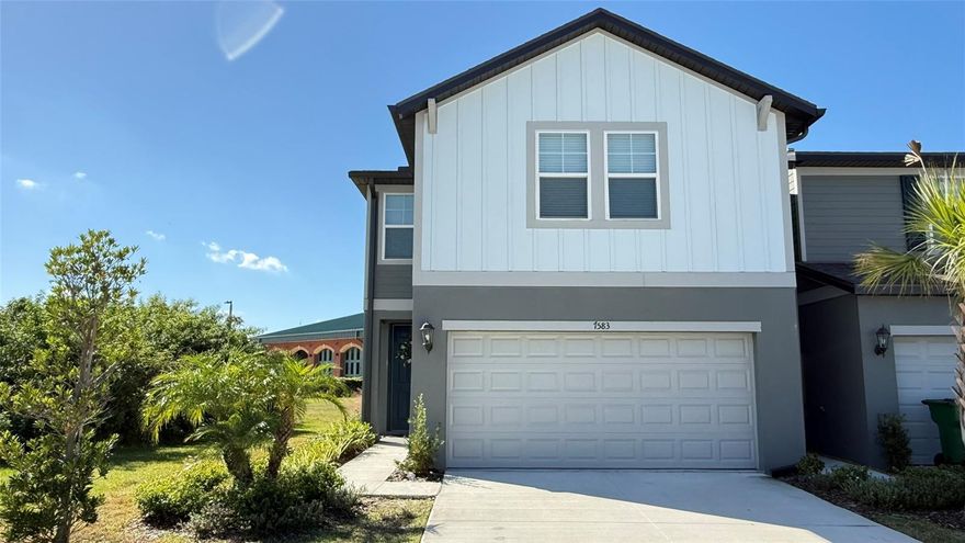 END UNIT TOWNHOUSE FOR RENT !! Situated in the highly sought-after Watergrass Towns Subdivision, near the intersection of Curley and Overpass Road, this exceptional townhouse offers 3 bedrooms, 2.5 bathrooms, and a spacious 2-car garage. The beautifully appointed kitchen is bathed in natural light, boasting a custom backsplash, designer pendants, granite countertops, stainless steel appliances, and an expansive pantry. The expansive living room provides ample space and an abundance of natural light. The upper level features a cozy loft area, split bedrooms, and a laundry room equipped with shelving. The primary retreat is generously sized to accommodate a king-sized bed, walk-in closet, and an end-suite bathroom with dual sinks and a walk-in shower. The additional bedrooms are generously sized and share a Jack-n-Jill bathroom with a shower/tub combination. Conveniently located near I-75, residents can enjoy upscale shopping, dining, entertainment, and seamless access to downtown Tampa. Each residence is built with innovative, energy-efficient features designed to provide residents with substantial savings.