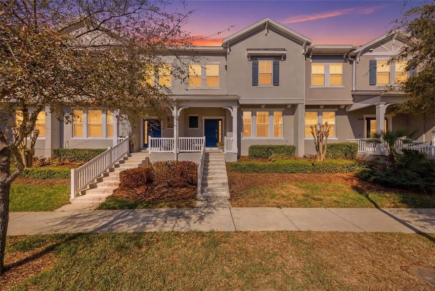 Beautifully presented 3-bedroom, 2.5-bath townhome built in 2017, offering 1,784 SF of living space in the highly desirable Summerlake community of Horizon West. This move-in-ready home features an inviting entry that opens to a spacious living and dining area, perfect for everyday living and entertaining. Wood plank–style tile flooring flows throughout the entire first floor, creating a clean, cohesive look.

The kitchen is well-appointed with granite countertops, stainless steel appliances, rich mahogany cabinetry, and a classic white subway tile backsplash added by the seller. A large center island provides ample prep space and additional seating.

Upstairs, the primary suite offers a generous walk-in closet (approx. 8’ x 10’), dual sinks, a garden tub, and a separate shower. Two additional bedrooms and a full bath provide flexibility for family, guests, or a home office.

Enjoy outdoor living in the private patio area located between the home and the detached 2-car garage—perfect for relaxing or dining outdoors.

Conveniently located near Horizon West Town Center, Winter Garden Village, shopping, dining, major highways, world-famous theme parks, and Orlando International Airport.

Don’t miss this opportunity to own this exceptional townhome in one of Central Florida’s most sought-after communities.