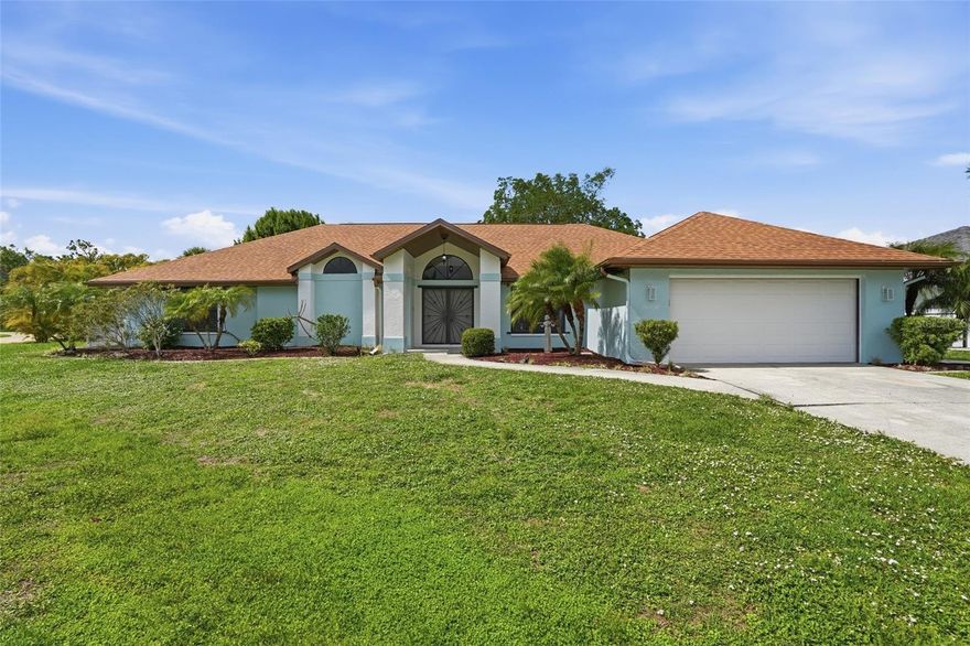 Experience the best of Southwest Florida living in this beautifully maintained home located on a quiet cul-de-sac in the highly desirable Deep Creek community. Offering 3 bedrooms, 2 bathrooms, a 2-car garage, a spacious family room, and a versatile bonus room, this residence features a well-designed layout with distinct living spaces that provide both functionality and comfort. With quality finishes, generous room sizes, and a peaceful greenbelt backdrop, this home offers privacy and flexibility for a variety of lifestyles.
RESIDENCE OVERVIEW:
• 3 Bedrooms | 2 Bathrooms
• 2-car garage
• Family room + bonus room
• Cul-de-sac location
• Backs to greenbelt for added privacy
• Split bedroom floor plan
INTERIOR FEATURES:
• Luxury vinyl flooring throughout
• High vaulted ceilings enhancing space and natural light
• Crown molding for an elegant touch
• Spacious living room with glass slider to lanai
• Defined living and dining areas
• Family room with additional glass slider to lanai
CULINARY SPACE:
• Kitchen with granite countertops
• Stainless steel appliances
• Breakfast bar for casual dining
• Built-in desk area
• Closet pantry
• Ample cabinetry and counter space
PRIVATE OWNER’S RETREAT:
• Spacious primary bedroom with private lanai access via glass slider
• Walk-in closet
• En-suite bathroom featuring:
– Dual sink vanity with dedicated makeup space
– Walk-in shower with seating bench
BONUS / FLEX SPACE:
• Large bonus room off primary suite
• Glass slider to lanai
• Closet for added storage
• Ideal for media room, home office, gym, or additional living space
GUEST ACCOMMODATIONS:
• Guest bedrooms on split floor plan for added privacy
• Built-in closets
• Shared full guest bathroom
OUTDOOR LIVING:
• Large enclosed lanai perfect for relaxing or entertaining
• Expansive backyard with room for a pool
• Peaceful greenbelt views for added privacy
An exceptional opportunity to own a spacious, well-appointed home with flexible living areas and desirable upgrades in one of Deep Creek’s most sought-after communities—conveniently located near shopping, dining, golf, and just a short drive to Gulf beaches.
