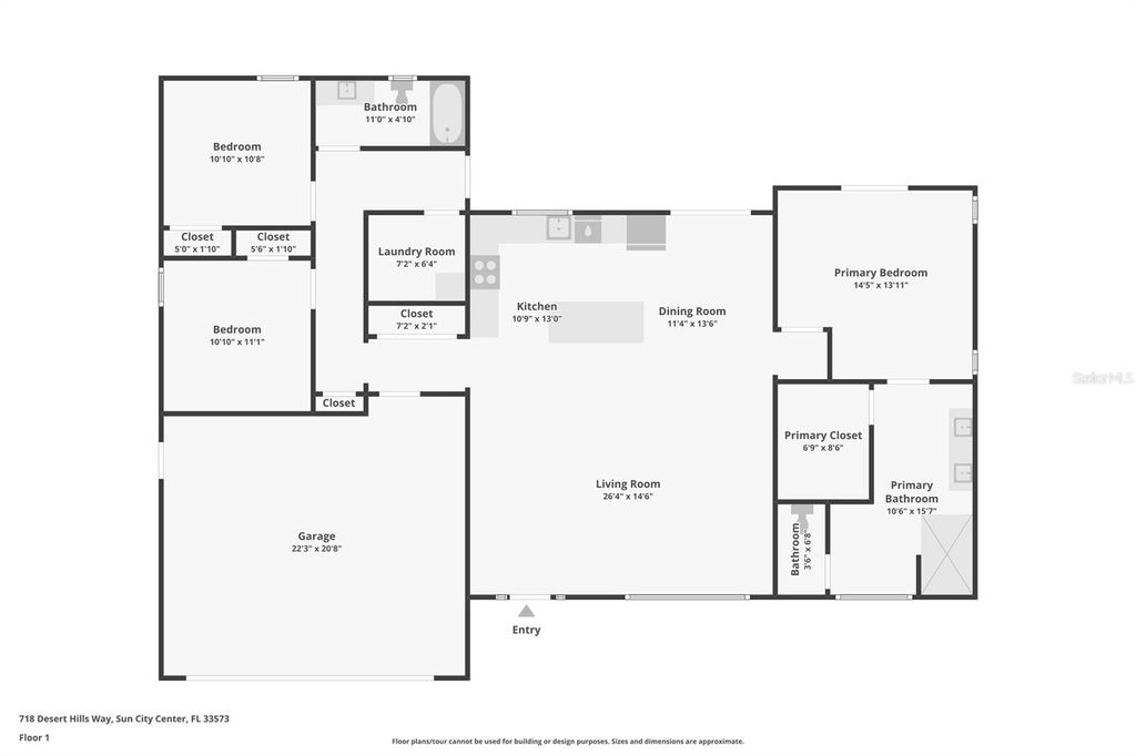 Photo of 718 Desert Hills Way, Sun City Center, FL 33573 (MLS # TB8389770)