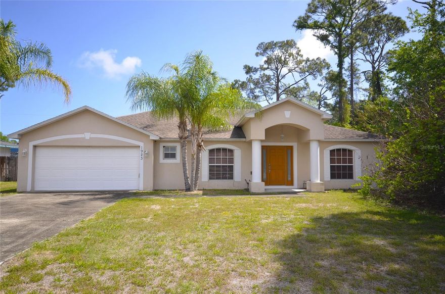 Unlock the hidden potential of this spacious 3-bedroom, 2-bathroom residence offering over 2,020 square feet under air. Built in 2006 and enjoyed exclusively as a private vacation retreat, this home has been lightly lived in and never rented, preserving its overall condition while leaving room for modern updates. The thoughtfully designed layout provides a natural flow, with a central kitchen overlooking the family room and additional formal living spaces perfect for entertaining. Step outside to a large backyard complete with a screened-in lanai, ideal for relaxing or hosting gatherings. With the opportunity to add significant value through updates such as a new roof, A/C, and minor exterior improvements, this property presents a strong equity upside for the right buyer. Sold strictly AS-IS. Seller will make no repairs and will not provide credits.  This is your chance to bring your vision and contractor to transform a well-built home into something truly special.