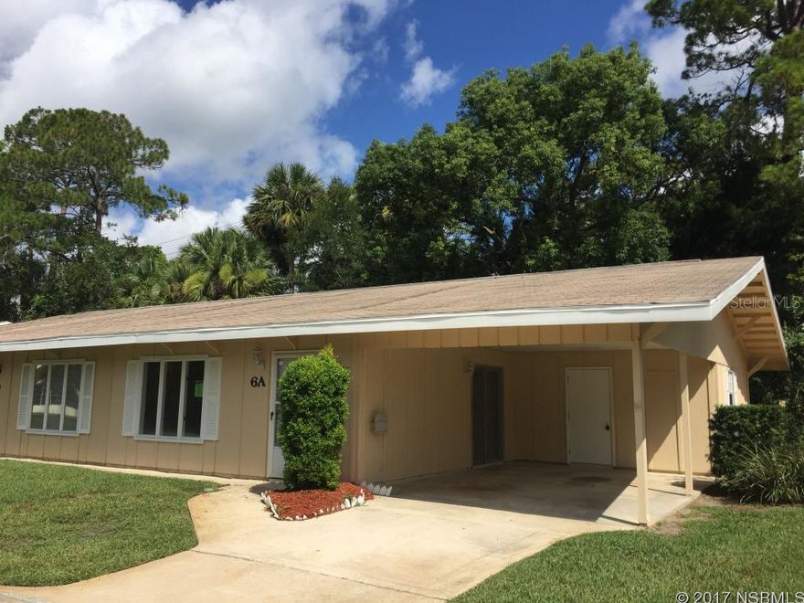What a fantastic opportunity on this 2 bedroom, 2 bath '55 and up' home located in the Country Club Chalets in the City of New Smyrna Beach.  This great home was built in 1973 and has 1,046 square feet under air and a carport.  This is fantastic condo style living with a backyard and walking distance from the municipal golf course and community pool.  The interior boasts a full kitchen, spacious living room and great dining area for entertaining family and friends.  This home is a must see located within minutes of great shopping, restaurants, entertainment, the Daytona International Speedway and the Worldâs Most Famous Beach.  Work in town and play on the beach!  This great home is ready to see today so buy now before it is gone.  This is a Fannie Mae HomePath Property! ;LocationDescription: Condo