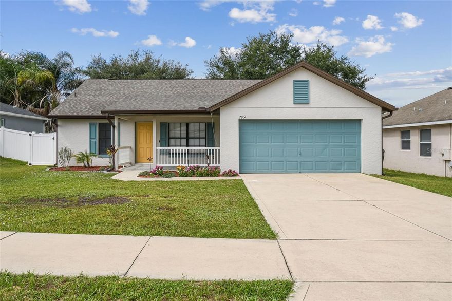 Welcome to this charming 3-bedroom, 2-bathroom home located in the Sleepy Hollow subdivision within the vibrant community of Leesburg, FL. This recently updated property boasts ample interior space and amenities as well as a spacious 2-car garage, perfect for vehicle storage or a workshop. Watch the day go by from the front porch or the equally impressive and enjoyable rear covered porch which you can access from the Primary Bedroom suite or fully equipped Kitchen. The fenced backyard, provides a private space for outdoor activities or relaxation. For gardening enthusiasts, the raised planter bed is a delightful feature, offering a dedicated space to cultivate your favorite plants or vegetables. This home seamlessly combines functionality and comfort, making it a perfect choice for those seeking a blend of convenience and style.

Quick access to US-441, Sleepy Hollow Sports Complex, Lake Griffin, Lake Square Mall, and several nearby restaurants. Don't wait, this one is perfect. Come and explore the potential of this beautiful property today!