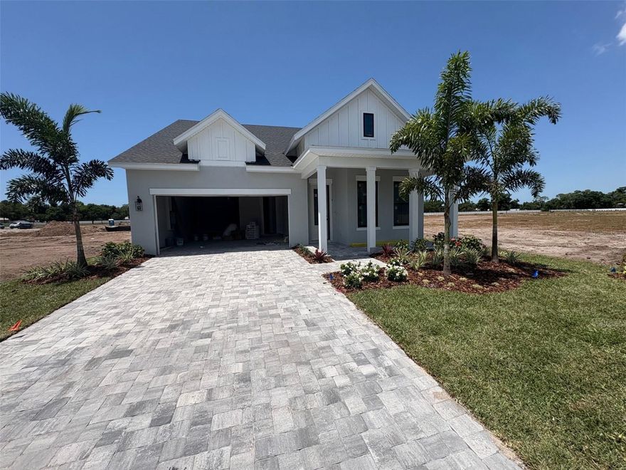 Under Construction. You’ll be delighted by the attention to detail and expert design of The Hemphill, 2-story  floor plan by David Weekley Homes in the brand new, suburban lifestyle community of Lakeview Crossing in Sarasota. Open-concept family and dining spaces showcase our LifeDesign? refinements that grant this floor plan exceptional style and livability. This home offers 3 bedrooms, 2 full baths, 1 half bath, a study, upstairs retreat and a 3-car tandem garage. Prepare, present and enjoy your culinary masterpieces on the designer kitchen center island overlooking the open gathering spaces. Pamper yourself in the spa-inspired Owner’s Bath and explore the wardrobe potential of the large walk-in closet before retiring to the lovely first floor Owner’s Retreat. Also on the first level, you'll find the office with french doors as well as a convenient powder room and indoor laundry.  Make your way upstairs to privacy and personality, making each extra bedroom and the retreat a great place to thrive.  In the fully gated community of Lakeview Crossing, you are conveniently located close to downtown Sarasota (10 miles), UTC shopping center (9.4 miles), Siesta Key Beach (12 miles) & SQR airport (15 miles).  Come see what quality construction and thoughtful design looks like for yourself and make this David Weekly Home yours today. **This property offers a limited-time interest rate incentive.