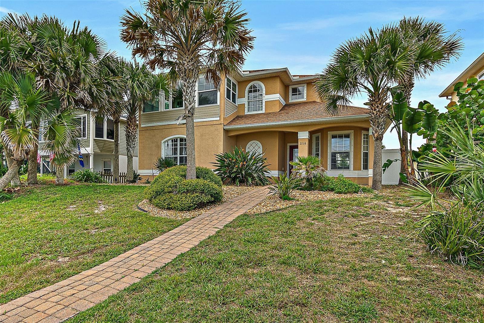 Beautiful 2 story home on S. Central Avenue, Flagler Beach. Only 1 block from the ocean, enjoy views from the second level. 3 bedrooms with primary on first floor, along with kitchen, dining, living, laundry and half bath. 2 car garage. Please inquire for rental requirements.