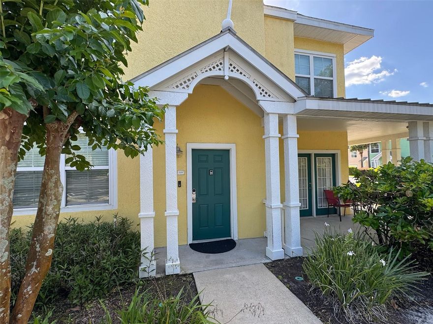 Turnkey, income-producing opportunity just minutes from Disney! Welcome to this fully furnished 2-bedroom, 2-bath condo located in the highly desirable, short-term rental–approved community of Runaway Beach Club in Kissimmee.

This well-designed unit features a bright, open layout with high vaulted ceilings, chair rail accents, and in-unit laundry for added convenience. The split-bedroom floor plan offers privacy for guests, and both bedrooms include spacious walk-in closets. The living area is ideal for hosting, with two queen pull-out sofas to comfortably accommodate additional guests. No carpet—all porcelain tile, recent flooring updates add a modern, low-maintenance touch.

Perfect as a vacation home, second residence, or income-producing property, this community allows flexible rental options including daily, weekly, monthly, or long-term stays (Airbnb/VRBO friendly).

Runaway Beach Club is a gated, pet-friendly community offering resort-style amenities such as tropical pools, spa, fitness center, indoor basketball court, picnic and BBQ areas, and a scenic lagoon dock. Owners and guests also enjoy access to nearby Calypso Cay amenities, including water slides, mini golf, zip line, rope course, and more.

Conveniently located near Disney, Osceola Parkway, and Hwy 192, with easy access to shopping, dining, and major attractions. No CDD fees.

Whether you're looking for a turnkey investment or a personal getaway, this property offers excellent value and flexibility.

Room sizes are approximate and should be independently verified.