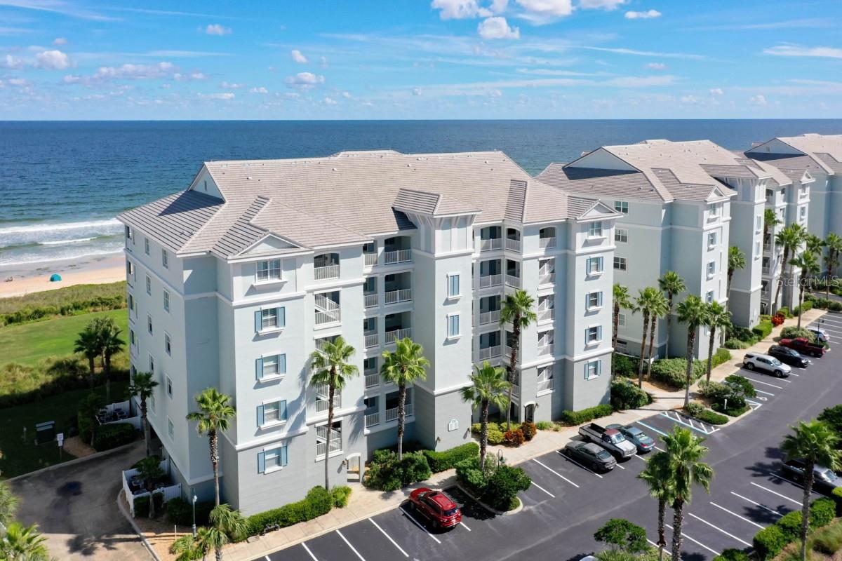 Beautifully appointed 2nd floor oceanfront corner unit in Cinnamon Beach! No need to wait on the elevator for this beauty. Just a flight of stairs separates you from oceanfront bliss.
The King Oceanfront Master Suite mesmerizes with incredible views of the Atlantic Ocean provided by the gigantic picture window. Kick back with your favorite cocktail and take a soak in the oversized tub to melt your stresses away.
