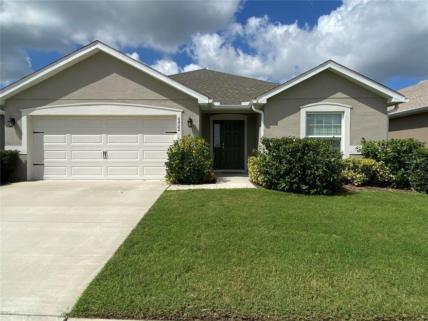 Move-in ready 2005 sq.ft home was built in 2023 is for sale in South Lakeland, FL, with an open concept great room, 3 bedrooms, 2 baths, a den and a screened in lanai!



This home features an open living area with luxury plank flooring under volume ceilings with recessed lighting. 



Relax in your owner’s suite with a tray ceiling, and a spacious en-suite bath with dual vanities, a decorative tiled shower with glass enclosure, and two walk-in wardrobes.



Kitchen features white shaker-style cabinets, a 12 foot countertop, stylish backsplash and huge walk-in pantry.



Main bathroom with double vanities conveniently located between two spacious bedrooms.



Plus, enjoy outdoor living on your large covered and screened lanai with artistic concrete flooring that looks out on your fully fenced backyard. Outdoor ceiling fan provides a cooling breeze. And no rear neighbors!



This home includes features designed to provide you with enduring style, move-in convenience, and easy maintenance:

• Open kitchen with: Twelve-foot countertop,  white shaker-style cabinets, Stainless steel sink, walk-in pantry, stainless steel appliances with 5-burner smooth-top electric range, fingerprint-resistant microwave, ENERGY STAR® dishwasher and a new refrigerator.

• Low-maintenance luxury plank flooring throughout the living areas, den, gathering room (living room, kitchen, dining room), laundry room, and bathrooms

• Mohawk stain-resistant carpet in the bedrooms

• AC handler located in garage provides easy access

• Convenient drop zone at garage entry

• Double pane windows throughout the home 

• window blinds throughout

• Energy-efficient LED lighting in the den, kitchen, gathering room and owner's suite

• Built-in pest control

• Fenced back-yard

• Architectural shingles

• Rain gutters

• and much more!
