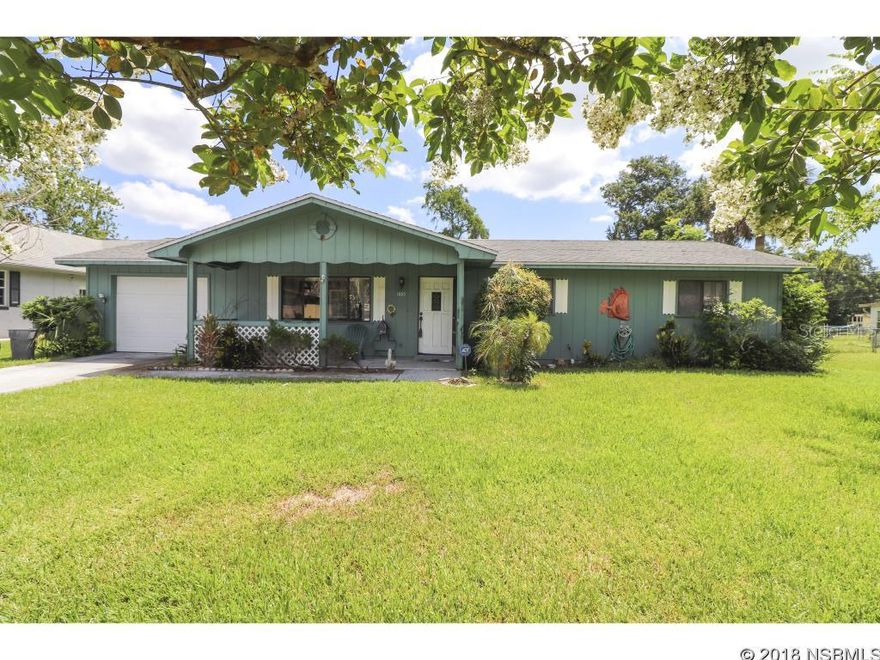 What a fantastic opportunity on this charming three bedroom two bathroom home offers an open floor plan and great location for the value home buyer. Tiled throughout, large single car garage, front porch and screened in back porch offers a view of the lush backyard bird paradise for the avid bird enthusiast! All dimensions are approximate and Buyer responsible for verifying measurements. ;Water: City