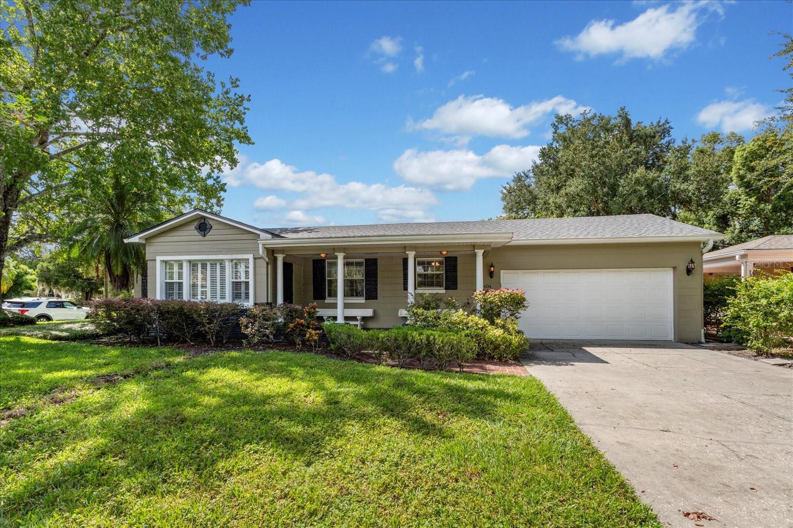 Close to with only few blocks Block from AdventHealth Hospital, Nestled on a spacious corner lot in the heart of one of Orlando’s most vibrant and desirable neighborhoods, this charming 3-bedroom, 2-bath College Park home is a rare find! With a large two-car garage, private workshop, and additional shed, this property offers exceptional storage and functionality.Just steps from top-rated Princeton Elementary, the College Park Community Center and Pool, and the lively restaurants, shops, and entertainment along Edgewater Drive, the location is truly unbeatable.Inside, you’ll find a thoughtfully designed split floor plan featuring original hardwood floors, a beautifully renovated Bathrooms and kitchen with travertine tile and stainless-steel appliances, and a bonus room at the front of the house perfect for a home office or flex space. The private master suite sits opposite two generously sized bedrooms, creating both privacy and comfort.Enjoy quiet evenings in the fenced backyard or relax on the welcoming front porch, reminiscent of traditional College Park charm. The oversized garage (equipped with its own AC), spacious utility/laundry area, additional workshop, built-in storage, and large shed provide an abundance of space for hobbies and organization—with potential to expand under air.
Recent updates include a new roof (2023), updated electric panel, new insulation (2014) for added efficiency, hot water tank (2017), and AC (2023).All this just minutes from downtown Orlando, Winter Park, I-4, and AdventHealth. Truly, this home captures the very best of College Park living!