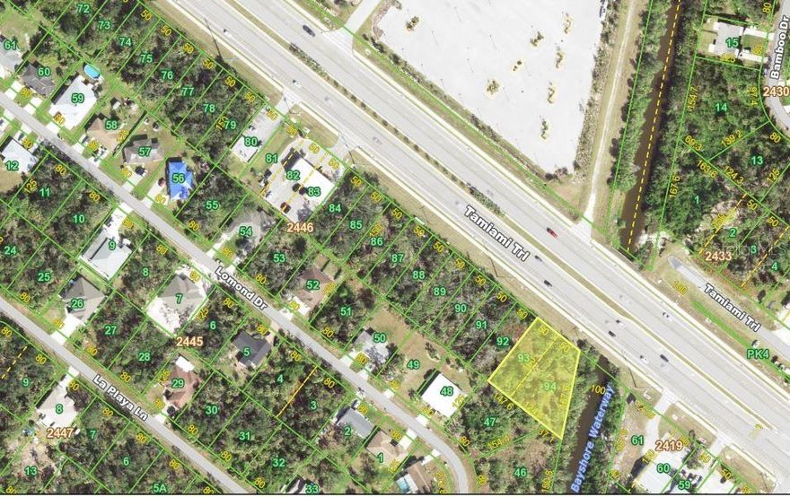 Situated in a thriving area of Port Charlotte, this CG-zoned vacant commercial parcel offers nearly half an acre of potential for businesses looking to establish their presence in a rapidly developing commercial corridor. Strategically located directly across from the Kia dealership, this parcel boasts high visibility and accessibility, making it an ideal choice for a variety of ventures.