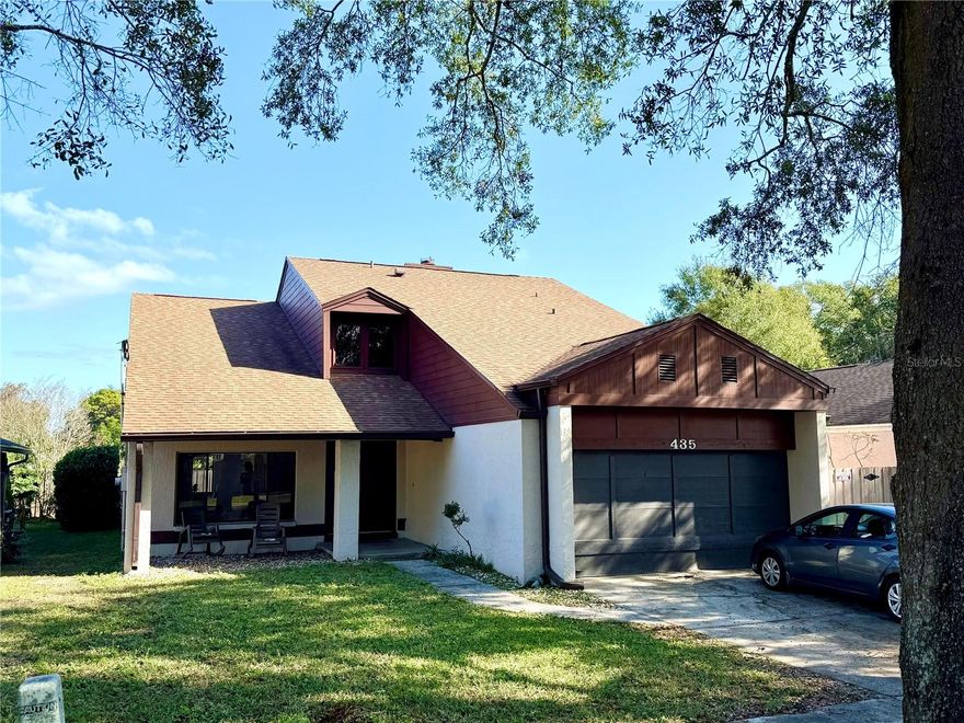 One or more photo(s) has been virtually staged. Discover comfort, space, and convenience in this inviting two-story home located in the established Moss Pointe community of East Orlando. Thoughtfully designed for everyday living, this property offers multiple living areas, generous outdoor space, and access to desirable community amenities.

As you enter the home, you are welcomed by a separate living room and formal dining room, perfect for hosting gatherings or creating defined spaces for work and relaxation. The heart of the home is the great room, featuring a cozy wood-burning fireplace that adds warmth and character. The dedicated kitchen includes ample cabinetry and counter space and offers direct access to the rear patio, making outdoor dining or entertaining effortless.

All three bedrooms are located upstairs, providing privacy and separation from the main living areas. The second floor includes two full bathrooms, while a convenient half bath is located on the first floor for guests. A 2-car garage provides secure parking and additional storage.

Step outside to a spacious, partially fenced backyard, offering plenty of room for outdoor activities, gardening, or simply enjoying the quiet surroundings.

This home is ideally situated near everyday conveniences and popular Orlando destinations. Enjoy close proximity to Waterford Lakes Town Center, Downtown Orlando, UCF, major highways including 408 and 417, shopping, dining, parks, and top-rated schools. Everything you need is just minutes away.

A rare opportunity to lease a well-designed home in a peaceful, established community — schedule your viewing and experience the comfort of Moss Pointe living!

Please allow 24-hour notice for viewing appointments.
Availability: February 8, 2026

This property offers an option of a security deposit-free lease using Obligos billing authorization technology for qualified tenants.

Non-refundable application fee of $80 per person above the age of 18 years of age. One time admin fee of $295 for approved application.