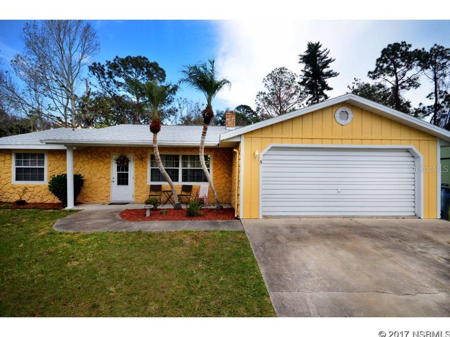 Envision yourself in this 3-bedroom, 2-bath, 2-car garage home in excellent condition and for a great value! Features include wood laminate and tile flooring throughout most of the home, split floor plan with larger than average bedrooms, wood burning fireplace and a fenced backyard. Recent improvements include a newer roof (2015), newer A/C system, upgraded electric, new privacy fencing, newer fixtures and ceiling fans. Kitchen and bathrooms were completely remodeled in 2010. Features Whirlpool stainless cooktop, microwave and full size double ovens. Stainless refrigerator is by General Electric and the cooktop is brand new. Master bathroom has a garden tub. French doors lead out to backyard patio. There is a finished extra room in the garage that can be used for extra air conditioned space or could easily be removed. Central location makes it super short drive to shopping, dining and the beach! Walking distance to public park and the Edgewater bicycle path. Easy to see. Sellers motivated! ;Water: City