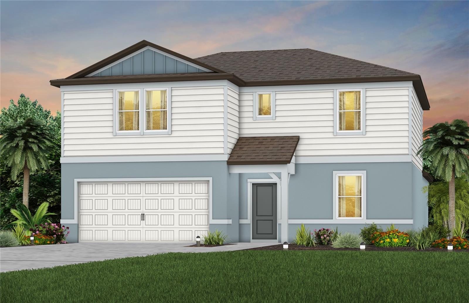 Centex is selling in Oakfield Lakes! Enjoy all the benefits of a new construction home in this master-planned community located in Parrish, FL. Oakfield Lakes is just minutes from I-75 for easy commutes to major urban employment centers, entertainment districts, and some of the most beautiful beaches in the country. Plus, this community features an expansive clubhouse, a resort-style pool, nature trails, park and playground areas, an event lawn, and so much more!
Featuring the popular Wakefield floor plan, this home has all the space you've been looking for. The designer kitchen showcases a center island with a large single bowl sink, upgraded white cabinets, quartz countertops, and Whirlpool stainless steel appliances including a dishwasher, microwave, refrigerator and range.
The bathrooms have matching cabinets and countertops, and a walk-in shower and dual sinks in the Owner's bath. There is luxury vinyl plank flooring in the main living areas, 18”x18” tile flooring in the baths, and laundry room, and stain-resistant carpet in the bedrooms and loft.
This home makes great use of space with a versatile flex room, oversized loft, walk-in closets in all the bedrooms, a convenient laundry room with Whirlpool washer and dryer, storage under the stairs, 3-car garage, and an upgraded covered lanai.
Additional upgrades include LED downlights in the gathering room, whole house faux wood blinds, and a Smart Home technology package with a video doorbell.
Enjoy peace of mind with Pulte’s transferable, 10-year Limited Structural Warranty that covers materials and workmanship in the 1st year, workability of plumbing, electrical, HVAC, and other mechanical systems through the 2nd year, various types of water infiltration and internal leaks through the 5th year, and the structural integrity of the home through the 10th year. Plus, we’re currently offering limited-time incentives and below-market rates!