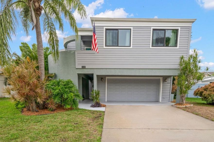 Experience true Florida living in this coastal, move-in ready, high & dry, two-story home located in Tierra Verde’s highly sought-after Sands Point neighborhood. Set in a quiet yet very vibrant and active waterfront community, this residence offers comfort, privacy, and peace of mind, having remained completely dry through the recent hurricanes. The welcoming, light blue front door opens to soaring ceilings with exposed beams, wood-look luxury vinyl floors, and abundant windows that fill the home with natural light. A sliding door connects seamlessly to the pool area, creating an easy indoor-outdoor flow. The main upper level offers a spacious living room featuring a wood-burning fireplace and a cozy formal dining corner, blending into the stunning updated kitchen. The kitchen showcases elegant countertops, ample cabinet space, and a sleek island that connects the dining and kitchen areas while offering convenient casual counter seating. Around the corner a spacious guest bedroom with dramatic ceilings, a full closet, and a beautifully updated bath. The expansive primary suite on the east side features an office nook or space to expand the already generous walk-in closet, plus a stunning ensuite bath with an oversized walk-in shower. The lower level is accessible via staircase and offers another private bedroom with ensuite bath. There is a bonus family/playroom with walkout access to the pool, and a two-car garage with laundry area, an additional refrigerator, water softener, and plenty of storage. In addition to the garage parking, the large driveway provides convenient space for multiple cars, perfect for extended family and guests. Out back, enjoy a fully fenced oasis with in-ground pool, ample space for entertaining, a setup ideal for an outdoor entertaining kitchen, plus a shed tucked in the corner for tools and water toys. The landscaping is low-maintenance, lush, and private, perfectly embracing the Florida lifestyle.
This property is also ideally located—just a five-minute bike ride on the local trail to the sandy white beach of Fort DeSoto, and the dog park. Located less than 15 minutes to downtown St. Petersburg, with easy access to I-275 and only 40 minutes to Tampa International Airport. You’re also within walking distance to Island restaurants and local shops and many local fishing spots. Schedule your private showing today!
Stylish, comfortable, and thoughtfully updated—this is a home that truly feels like home.