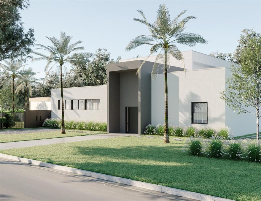 One or more photo(s) has been virtually staged. Pre-Construction. To be built. Welcome to this stunning coastal modern home located near Siesta Key, Florida. This M&J Pham Development home is an exceptional property on an oversized lot boasts an unparalleled level of sophistication, blending the finest modern finishes and extravagant features with seamless indoor-outdoor living. As you walk towards the grand entrance of the home, you will step inside to be greeted by an abundance of natural light that creates an inviting and warm environment. The open-concept living and dining area showcases sleek finishes and provides plenty of space for entertaining guests. The gourmet kitchen is a chef's dream, with top-of-the-line stainless steel appliances, custom cabinetry, and an oversized center island, perfect for entertaining family and friends. The adjacent family room seamlessly flows out to the outdoor living area, creating an ideal setting for opening up the home. The spacious master suite is an ultimate sanctuary for relaxation, with a versatile layout providing ample room for creativity, all while maintaining a light and airy ambiance. With large windows on both sides you will wake up each day feeling refreshed and energized. As you enter the en-suite master bathroom, you will be treated to high-end finishes, elegant design, and premium features that create a spa-like experience. The space is designed to pamper you, featuring a large soaking tub, a separate walk-in shower, double vanities, and plenty of storage. All combined to create a luxurious and calming mood, perfect for unwinding after a long day. The second living space is a one of a kind retreat with its own private entrance and balcony overlooking the serene pool and lush landscape ensuring that it has all the comforts of a standalone home. Perfect for guests or family, the area includes a living room, bedroom, and full kitchen, along with a private bathroom. The high-end finishes and modern appliances continue from the main house to provide a touch of luxury. Centrally located between Siesta Key's famous white sand beaches and Downtown Sarasota, this luxury home is perfectly situated to enjoy all the amenities of Sarasota. This contemporary masterpiece in paradise is a once-in-a-lifetime opportunity that you won't want to miss. *Finishes are subject to change due to possible supply delays of certain products. Renderings may not represent the final product. Changes may be made to physical features due to product and material availability. Changes can be made by ownership or General Contractors at any time.