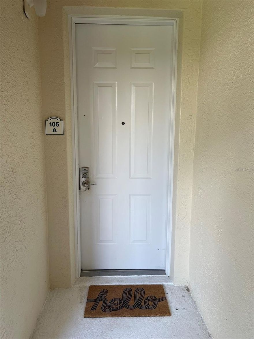 New PRICE!!  This highly sought-after and rarely available TURNKEY FURNISHED renovated 1 bedroom/studio 1st floor condo in the GATED Academy Resort Lodge at IMG Academy is available TODAY with a 30-day minimum. The full-sized kitchen has stainless steel appliances as well as a dinette space to eat. This 810 square foot former hotel-condominium space has two queen beds, desk, seating area and smart TV.  Building only laundry room is located just outside of the entrance door to the villa.  Wood looking ceramic tile has been installed on the floor throughout home.  

Rate includes electric, water, sewer, garbage, pest control, Wi-Fi internet [400 mbps] and basic cable. Located within a short distance to community fitness room, pool and spa and IMG facilities. Listed rate are for 9+ months durations. Villa owners reserve the right to increase the rent for 1-5 months, shorter term leases. Washer/dryer not included within residence. Includes one assigned parking space and mailbox access with nearby guest parking within community.  No pets permitted.