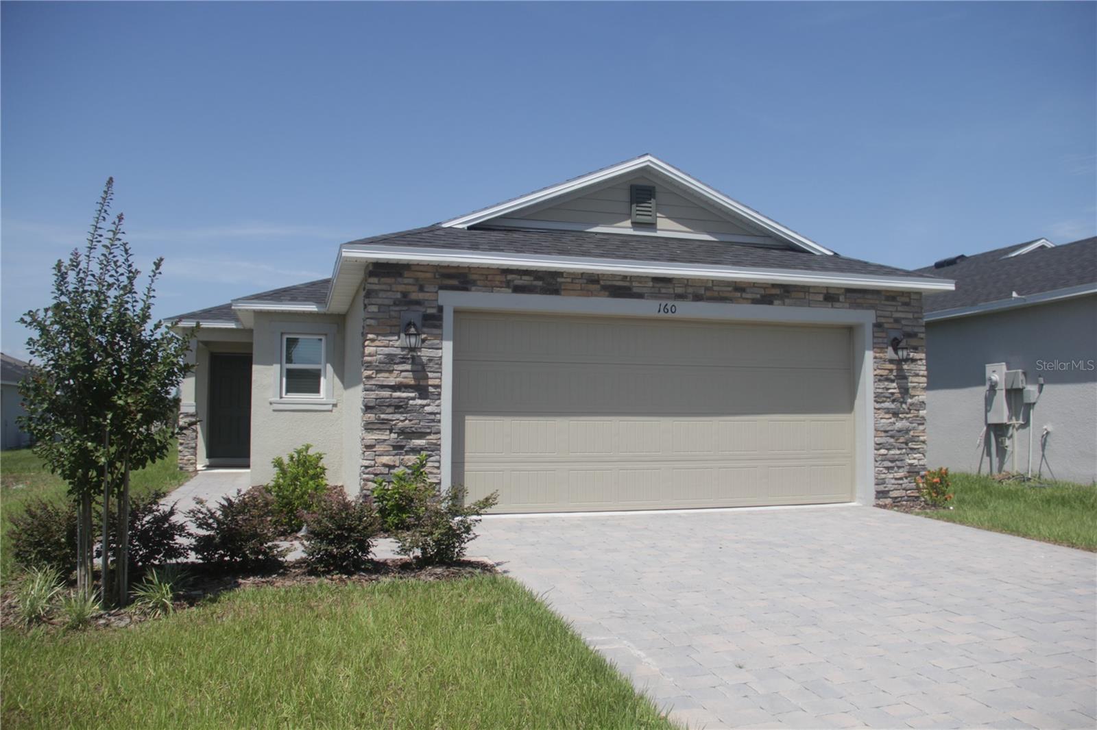 DO NOT MISS OUT ON THIS GREAT OPPORTUNITY TO BE THE FIRST TENANT! This is a new, single-story home that showcases
an open floor plan with volume ceilings and tile flooring at living and wet areas. This home offers all new Appliances including Washer/
Dryer, Microwave, Stove and Fridge. The living room offers access to a covered back patio. Enjoy cooking your meals in a modern
kitchen, which boasts an island, granite countertops, pantry, a Moen® faucet, Whirlpool® appliances and 36-in. upper cabinets. The
primary suite features plush carpeting, a walk-in closet and connecting bath that offers a walk-in shower with tile surround. Community
offers a planned swimming pool, planed cabana, planed tot lot, and planned walking paths. Convenient to Hwys. 17, 27, and 60.
Short drive to family fun at LEGOLAND® Florida Resort. Near 50 Lakes for fishing, boating and skiing.
Tenant is responsible for utilities.