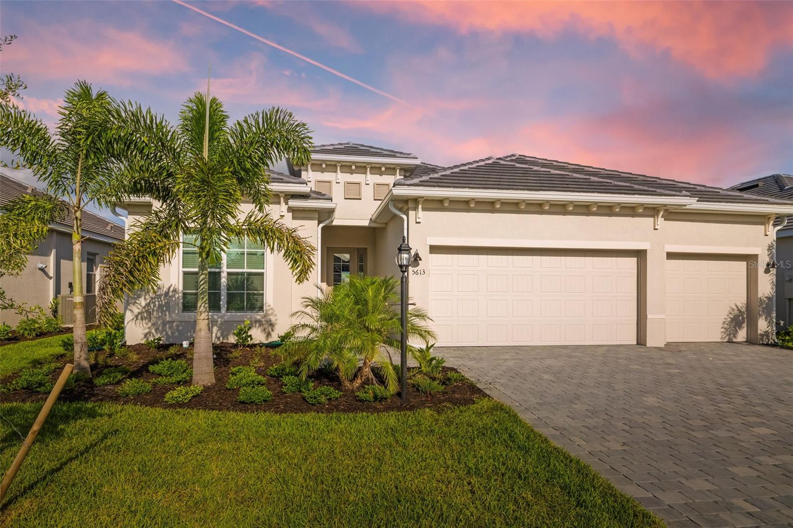Calusa Country Club, the Premier Golf Community in Lakewood Ranch! Step into this brand new luxury Princeton pool home offering the perfect blend of comfort, style, and resort living. This home features 4 spacious bedrooms, 2 full bathrooms, a 3-car garage, and an in-ground pool and spa all overlooking the golf course. The open floor plan showcases tile flooring throughout, an upscale kitchen with quartz countertops, stainless steel appliances, and a massive island that flows seamlessly into the living area, perfect for entertaining. Your primary suite offers a peaceful retreat with a large walk-in closet, dual sinks, and a walk-in tile shower. Three additional bedrooms and a full bathroom provide plenty of space for family or guests. Step outside through the sliding glass doors to your screened-in paver lanai with a sparkling pool and spa, where you can relax and enjoy panoramic golf course views. Best of all, your rental includes a full golf membership to Calusa Country Club! Enjoy unlimited access to two championship golf courses just steps from your front door. Don’t miss this rare opportunity and schedule your private showing today!