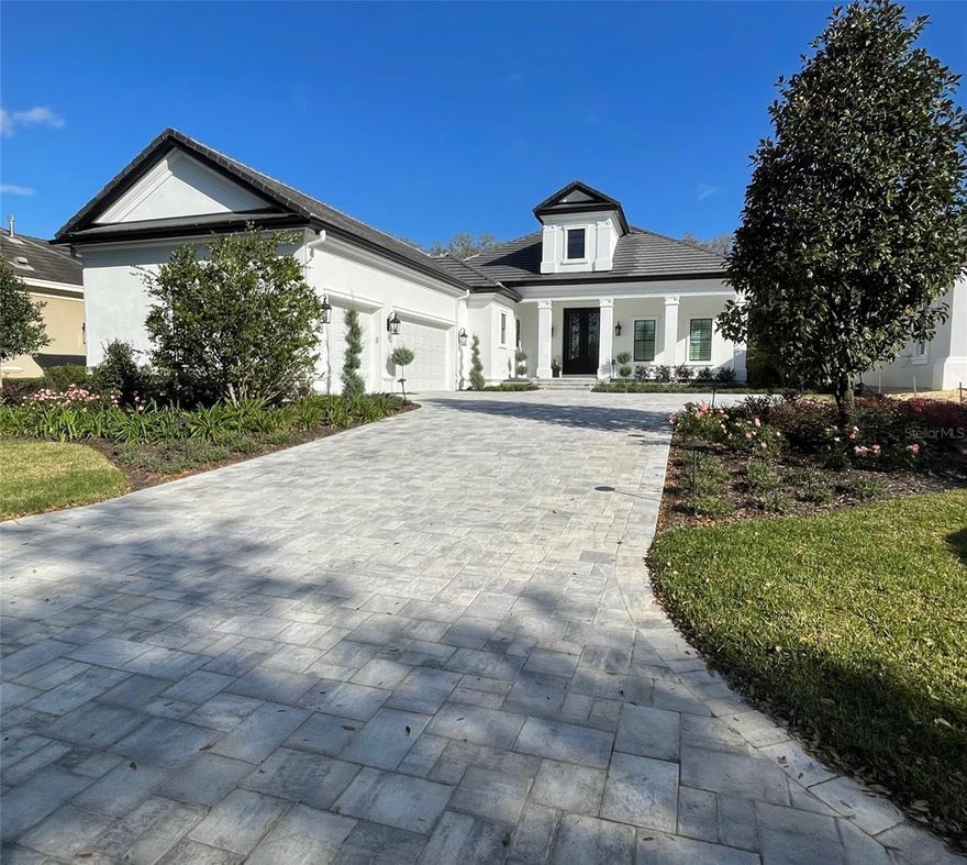 Beautiful newly built house in Golden Ocala Golf and Equestrian Club. This home features 3 bedrooms and 3.5 baths. The oversized primary suite has 2 large walk-in closets, his and her sinks, a large walk-in shower, and a stand alone bath tub. Both other bedrooms have en suite bathrooms and large closets as well. The kitchen is fully stocked with all Thermador appliances, 2 beverage/wine refrigerators, and a built-in pellet ice machine and has seating for 6 at the island with ample storage below. The gas fireplace in the living room also faces out to the back covered patio where there is a summer kitchen with a large TV and a pool with a hot tub, complete with the ability to control the pool's heating and lighting from an app on a tablet or smartphone. Built in late 2022, this house comes fully equipped with all the modern luxuries: water softener and filtration system, motorized window shades, whole home automation through the Control4 system from anywhere in the world, and a robust security system with cameras covering the entire exterior. The large garage has ample room for 2 cars as well as a separate golf cart garage door. This house is a short walk from the tennis and fitness center where you can enjoy multiple courts, a large resort-style pool with food service, and a full fitness and spa center. And the brand new World Equestrian Center is just a short golf cart ride away!

*Owner is a licensed real estate broker*