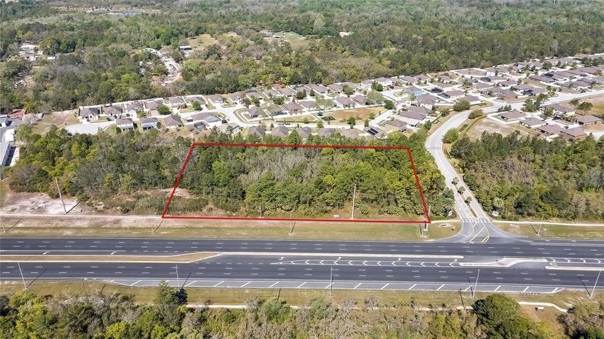 You do not want to miss this opportunity to own 3.56 Acres of Prime Commercial land on US Highway 19 with 525' of Road Frontage! With over 44,500 vehicles passing by each day, this is a great opportunity to jump-start your business ventures! The 2.55 Acre C2 Zoned parcel next door is also available (Mls# W7874017).  Purchase both of these properties for a total US 19 Highway Frontage of 825' along with a total of 6.11 Acres. This listing will not last long. Make your offer today!(Possible owner financing with minimum 30% down payment)