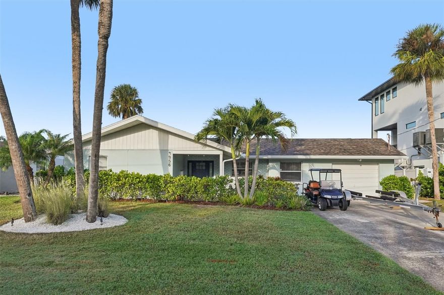 Welcome to your slice of paradise in the highly desirable Shore Acres community! This beautifully updated 3-bedroom, 2-bath, 1-car garage pool home combines solid block construction with elegant coastal style and peace of mind features — including updated windows, doors, roof, and a newer seawall. The home was completely renovated prior to Hurricane Helene, requiring only minimal work to restore it to its full glory. Inside, an open-concept, split-bedroom floor plan creates a bright and airy flow that’s perfect for Florida living. The kitchen features light wood cabinetry, tile countertops, and a comfortable dining area. One bedroom includes an attached bonus room, ideal as a home office, sitting area, or potential fourth bedroom. The spacious living area showcases panoramic water and pool views, connecting seamlessly to the outdoor oasis. Step outside to enjoy your private waterfront retreat featuring an in-ground pool, expansive wooden deck, covered entertainment area, Trex dock, and newer boat lift. From your dock, it’s just 10 minutes to Tampa Bay with no low bridges and a clear route under the Snell Isle Bridge — the dream setup for any boater. Perfectly located near downtown St. Petersburg, with easy access to Tampa, Sarasota, shopping, dining, and major highways via I-275, this property offers the ideal blend of convenience, comfort, and coastal charm. Don’t miss your chance to own this turnkey waterfront gem in one of St. Pete’s most sought-after neighborhoods!