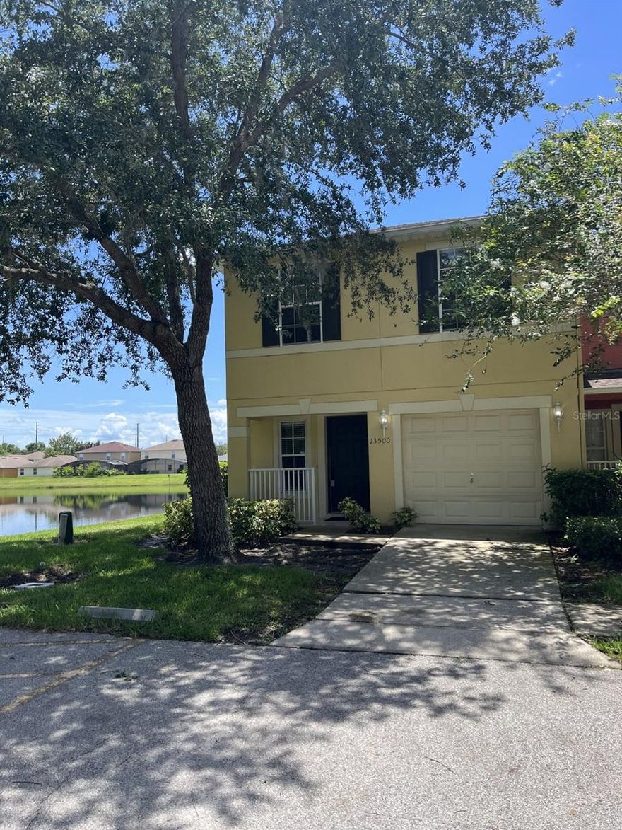 Beautiful 3 Bedroom, 2.5 Bathroom, 1 Car Garage End Unit Townhome with a Water View located in a Quiet Community! Vinyl laminate wood flooring throughout. New Kitchen Countertops with a large island. New light fixtures. 1/2 bathroom downstairs. The 3 Bedrooms are upstairs. Brand new stainless appliances are being installed next week. Open-concept kitchen/living area with a water view. Most windows enjoy the same water view. Nice size closets and a pantry. Upstairs has a loft. Double sinks and large glass enclosed walk-in shower in the master bathroom. Washer and dryer included. **All Remi Emerson Residential tenants are enrolled in the Resident Benefits Package (RBP) for an additional $50 a month which includes your $100,000 tenant liability insurance, quarterly HVAC air filter delivery, credit building to help boost the resident’s credit score with timely rent payments, up to $1M Identity Theft Protection, move-in concierge service making utility connection and home service setup a breeze during your move-in, plus on-demand pest control!**Security deposit is due upon lease signing. The first full month's rent is due 1 week prior to move in date. The 2nd month of rent is prorated. Every person 18 yrs or older must fill out an application. A one time admin fee of $250 due upon approval. A lease renewal fee of $125 after 1 year.**