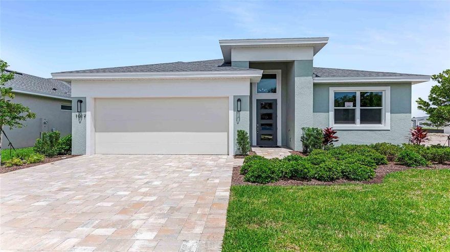 One or more photo(s) has been virtually staged. Move-in ready Julia, features 3 Bedroom, an open great room, 2 Bath, and 2-car garage. The spacious Kitchen and heart of the home is centrally located overlooking the Great Room and Dining area, perfect for entertaining and daily living. The Kitchen boasts luxury veined quartz countertops, designer gourmet kitchen featuring a chimney exhaust hood and full overlay white cabinets. Natural light floods the Great Room from the ample windows and offers views out to the Lanai via the 16’ Sliders that lead back to a rear yard featuring water views. The second and third Bedrooms and Baths are thoughtfully placed at the front of the home for added privacy, while the Owner's Suite is nestled off the Great Room in the rear. This floor plan features 3 tray ceilings and is topped off with designer lighting and unique features such as 11.4’ ceilings and a 15’ foyer entry to maximize that passthrough of natural light in the home. Discover Reserve at Victoria, a vibrant new home community in DeLand, Florida, just 10 minutes from downtown DeLand and Stetson University. This prime location offers easy access to Daytona Beach, New Smyrna Beach, and Orlando, plus a wealth of dining, shopping, and entertainment options nearby. Designed for an active lifestyle, the community features a resort-style pool, a modern fitness center, a welcoming clubhouse for social events, three pickleball courts, and a playground for families. Nature lovers will appreciate the nearby trails, preserves, parks, lakes, and natural springs, perfect for outdoor activities year-round. With energy-efficient, low-maintenance homes and a friendly neighborhood environment, Reserve at Victoria appeals to a wide range of buyers seeking quality living and convenience in Central Florida. Embrace the perfect blend of comfort, amenities, and location—find your new home at Reserve at Victoria today! Schedule your tour today and connect with a Reserve at Victoria New Home Guide.