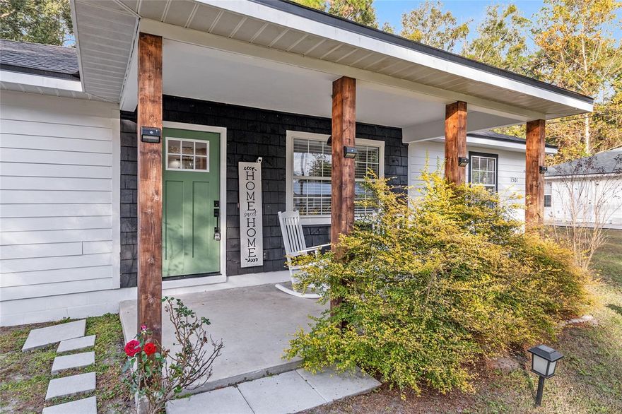 Welcome to the charming town of Trenton and this move-in ready 3-bedroom 2-bath home. Built in 2005, it features a modern split plan layout and sits on a spacious 1/3 acre lot with a fully fenced back yard. Step inside to gorgeous wood-look flooring, designer fixtures and a calm, inviting ambiance. The recently updated kitchen is a dream with a spacious layout, butcher block counters and a convenient breakfast bar. Primary suite is bright and features a walk-in closet and a private en-suite bath. Both guest bedrooms are generously sized and feature roomy reach-in closets. The new in 2023 architectural shingle roof, separate laundry room and rear covered pavilion complete the package. Call to schedule your tour!