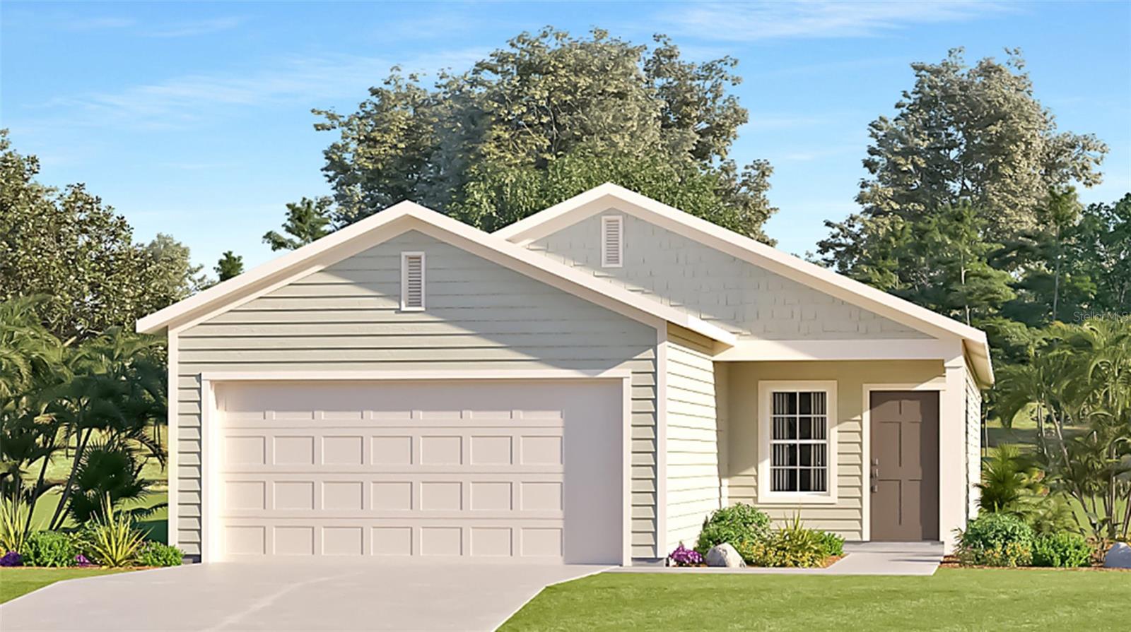 This new single-story residence features an open-plan layout designed for modern living. A covered front porch leads into a well-equipped kitchen with a center island, while at the back are the dining room and a spacious living room. Nearby is a screened porch to extend activities outdoors. On the opposite side of the home are two secondary bedrooms and a serene owner’s suite complete with an attached bathroom. Be part of a masterplan community located in a growing prime location with one-of-a-kind homes and proximity to medical facilities, shopping, dining, and more!
