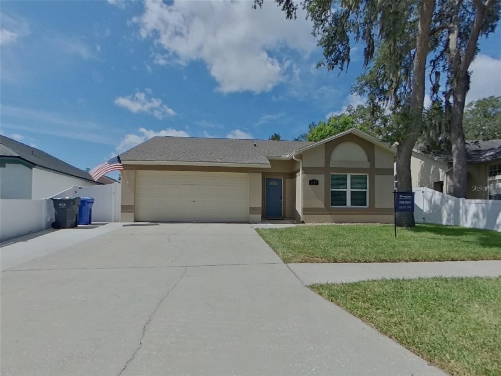 Take a look at this beautiful home, Clean and Move-In Ready, split plan featuring 3 bedrooms, 2 bathrooms, 2 car garage and approximately 1,283 heated square feet. Enjoy the freedom of a virtually maintenance free lifestyle while residing in a great community. Smart Home Tech - $21.95/mo; Washer/Dryer - $35/mo; High Speed Cable/Internet (if applicable by 3rd Party user) $55/mo; Renters insurance reqrd, Pool service (if applicable) is $150/mo, Septic System (if applicable)- $35/mo; Admin Fee - $150 after lease is generated. Applications are First Come First Serve basis. Possible Variable Rent Option – go to “Apply” on website and select Term for monthly rental options. This home is professionally managed and maintained by Owner. You deserve single family rental living at its best!