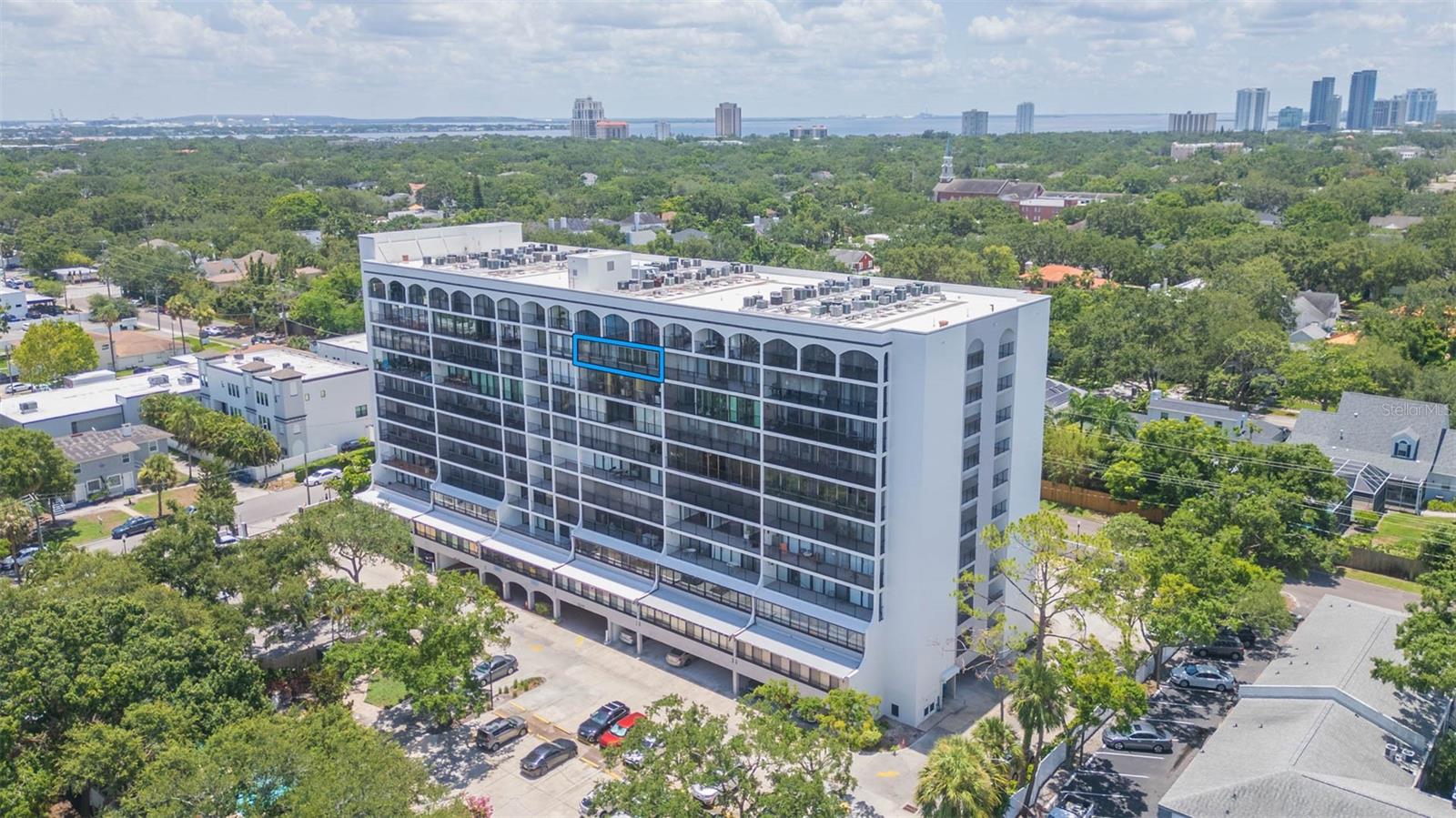 Experience elevated living on the 10th floor of one of South Tampa’s most sought-after condo communities! This spacious 2-bedroom, 2-bath unit offers sweeping city skyline views from every room, providing a stunning backdrop to your daily routine. Enjoy the convenience of assigned covered parking space #34, located just steps from the building entrance for effortless access.
Inside, the home features a smart and spacious layout with a bright and airy feel throughout. The open living and dining area flows into a private enclosed balcony, offering the perfect perch to take in the views or unwind with a morning coffee. An additional storage closet located beside the balcony adds valuable space for your extras. The kitchen includes ample cabinetry and updated appliances, while both bedrooms offer generous closet space and privacy.
This well-maintained community offers top-tier amenities, including a sparkling pool, fitness center, 24-hour security, library, grilling area, and community room with bar—just minutes from Hyde Park, Bayshore Blvd, and some of the best dining, shopping, and entertainment Tampa has to offer. Don't miss this opportunity to own in Palma Ceia with unbeatable views and unmatched convenience!