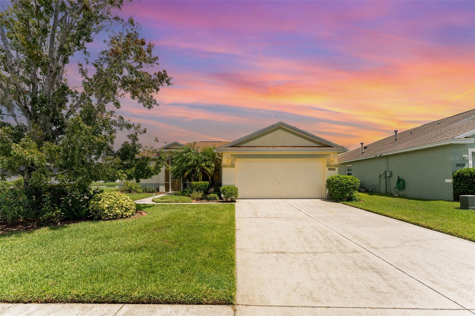 Bring your vision to life with this 3-bedroom, 2-bath home offering 1,762 sq. ft. in the desirable gated community of Carillon Lakes. Built in 2005 and already boasting a newer roof (2019), HVAC system (2015), and energy-efficient windows (2015), this property is the perfect foundation for your next home makeover. The spacious floor plan and solid updates mean you can focus on creating the style and finishes you’ve always wanted. Carillon Lakes offers a lifestyle to match, with resort-style amenities including a sparkling pool, tennis and pickleball courts, basketball court, fitness center, clubhouse, playground, scenic walking trails, and serene lakes. HOA fees cover cable, internet, lawn maintenance, and all amenities, so you can enjoy low-maintenance living in a vibrant, active community. Don’t miss the chance to design your dream home in one of Lakeland’s most sought-after neighborhoods—schedule your showing today!