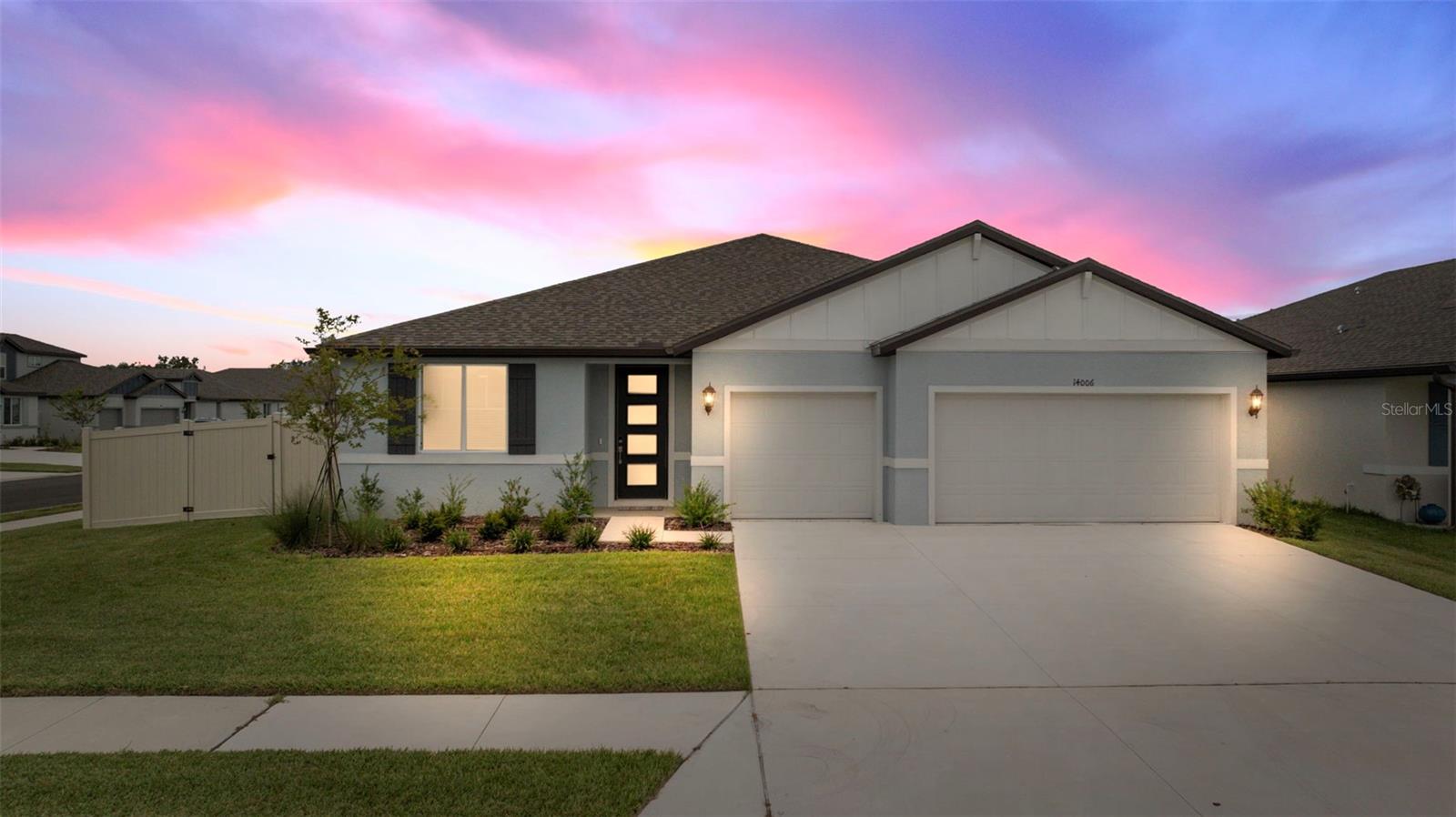 Better Than New with a Big Backyard Bonus!
Why wait to build when this upgraded, move-in-ready gem has it all—including a large, fenced-in yard perfect for pets, play, or pool! Set on a spacious corner lot, this energy-efficient 4-bedroom, 3-bath home with a 3-car garage offers unbeatable value. Inside, you’ll find modern finishes throughout—from sleek quartz countertops, cooktop, and wall oven in the gourmet kitchen to durable plank tile flooring in the main living areas. The open layout flows effortlessly into the great room and dining space—ideal for entertaining or everyday living.
The private primary suite is a peaceful retreat featuring a spa-style bath and a huge walk-in closet. Thoughtful upgrades include a 6' vinyl privacy fence, screened lanai, gutters, ceiling fans in every room, and all appliances—yes, even washer and dryer—are included.
Located in Salt Meadows, enjoy access to a resort-style pool, clubhouse with fitness center, sports courts, playground, and more. With easy access to I-75, you’re just minutes from Bradenton, Sarasota, St. Pete, and Gulf Coast beaches.
Don't miss your chance to own this better-than-new beauty with room to roam—schedule your showing today!