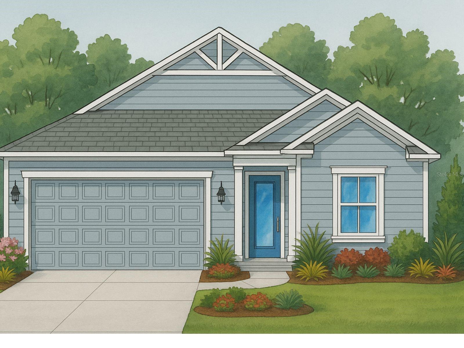 Pre-Construction. To be built. Pre-Construction. To be built. Welcome home to the stunning Madi II Model by Kara Bolton Homes! Priced to include both the homesite and an attractive $5,149 flexible spending allowance; you can use these funds toward a rate buy-down, closing costs, or additional upgrades to make this dream home truly yours. Expertly curated by the Kara Bolton Homes design team, the finishes in this stylish residence can also be personalized to reflect your unique taste. Thoughtfully designed, this 3-bedroom, 2-bath plus flex space home includes a spacious 2-car garage and perfectly blends timeless elegance with modern comforts. Step inside and experience the airy open-concept layout, featuring soaring 10-foot ceilings and elegant 8-foot doors. Luxury wood-look plank flooring extends throughout the main living areas, offering both durability and sophistication. At the heart of the home, discover a gourmet kitchen designed for culinary excellence and entertaining ease. Highlights include sleek quartz countertops, an undermount sink, solid wood cabinetry with soft-close drawers, and top-of-the-line stainless steel appliances: an energy efficient induction range, vented microwave hood, tall tub dishwasher, and disposal. The generous walk-in pantry provides practical storage space, enhancing the kitchen’s beauty and functionality. The bright and inviting living area effortlessly opens to a covered, fully screened lanai through expansive glass doors, creating an ideal space for relaxation and entertaining in your private indoor-outdoor retreat. The luxurious primary suite offers tranquility and comfort, complete with a large walk-in closet and a spa-inspired en-suite bath featuring a walk-in shower, quartz-topped double vanity, and a private water closet. Two additional spacious bedrooms share a beautifully appointed second bath, showcasing a tiled shower/tub combo and quartz vanity. Notable upgrades and conveniences include endless hot water from a tankless gas water heater, a smart deadbolt entry system, and energy-efficient exterior coach lights with photocells. The exterior charm features durable Hardie board siding, decorative pavers, and a beautifully landscaped yard with eco-friendly Zoysia sod and a full irrigation system. Enjoy easy living with a low monthly HOA fee of just $110, which covers high-speed COX internet, access to the community pool, tennis and pickleball courts, clubhouse amenities, and partial front yard maintenance. Builder pays interest during construction period up to $8,500. Located in the sought-after Newberry/Jonesville area, your new home places you just minutes from exceptional shopping, dining, and recreation. Conveniently situated, you’re only 4.5 miles from North Florida Regional Hospital, 11 miles from Shands and the VA, and 8 miles from the University of Florida. Buyer to verify school zones with Alachua County School Board. Contact us today to make this beautiful Madi II Model your own!