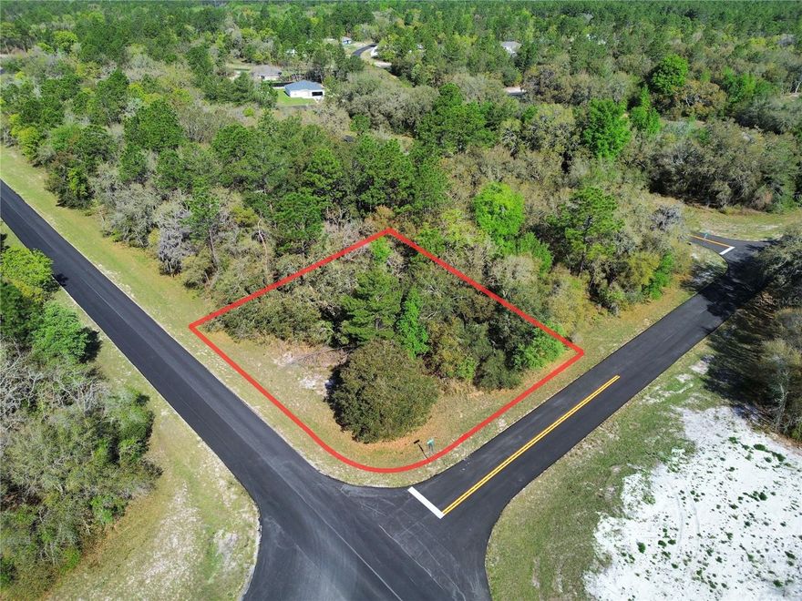 0.26 acre corner lot in established Marion Oaks subdivision. Prime location near new schools, shopping and distributions developments, signaling growth in the area. 91 feet of frontage and 125 feet of depth, zoned R1 permitting single-family dwelling construction. NO FLOOD ZONE. Newly paved county maintained road provide smooth access. Utilities will require a well and septic system. Electricity is available through Duke Energy. The community is conveniently located near State Road 484, County Road 484, and US-441, offering easy access to Ocala, The Villages, and the World Equestrian Center.
Parcel ID: 8011-1357-01
Coordinates: 29.009279, -82.243648