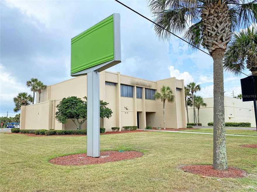 For Sale - Freestanding Building Currently Leased consists of 44,050 square feet, highly visible and identifiable location in beachside market in New Smyrna Beach. With Teller Windows, Open Cubicle Area, Perimeter Offices, Large Open Training Room, Break Room, Restrooms and Supply Closet. Pylon Signage. 33 Parking spaces and Drive-Thru Canopy. Storm Panels For Windows. Zoned B2 Neighborhood Business District with Many Allowable Uses. Easy Ingress and Egress. Easy walking distance from tourist accommodations: Hotel, Condos and Short term rentals. Situated Directly Across From 3rd Avenue Beach Access Approach. Banking and Financial Restrictions untill 2025. Incredible Location with Excellent Access from East 3rd Ave/Hwy A1A. High traffic count with approximately 25,900 ADDT combined on Hwy A1A/3rd Ave and S Atlantic Ave.