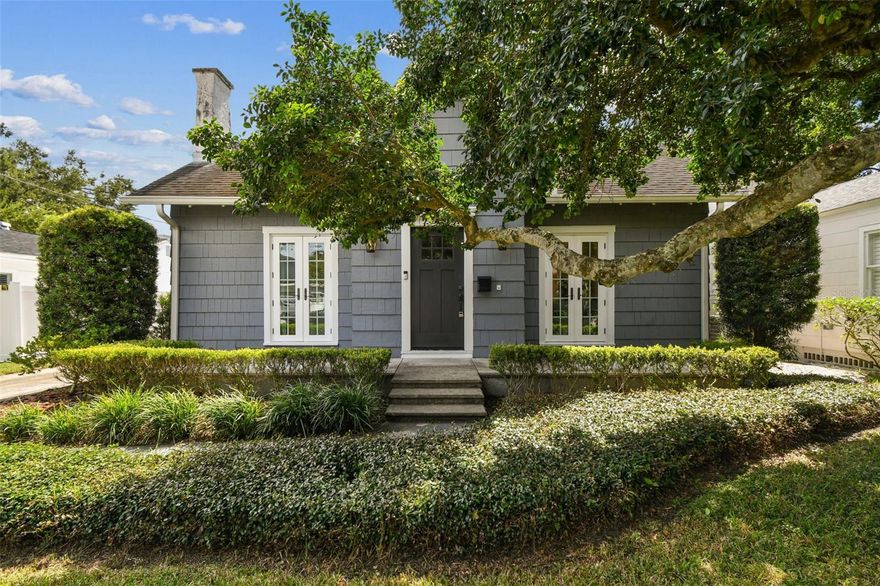 Welcome to 3214 W San Miguel Street, a beautifully updated 2-bedroom, 2-bath home in the heart of Palma Ceia, just steps from the Palma Ceia Golf & Country Club course. This charming residence perfectly blends timeless character with modern upgrades, offering exceptional comfort, style, and an unbeatable location. Bursting with curb appeal, the home’s inviting façade features sets of French doors on either side of the front entry, opening to two welcoming porch areas — perfect for morning coffee or evening relaxation. Inside, natural light fills every room, highlighting the home’s warmth and personality. The spacious backyard provides ample room to expand or add a pool, making it an ideal canvas for future dreams. Situated in an A-rated school district and high and dry with no flood insurance required, this home delivers both peace of mind and prime South Tampa convenience. Thoughtfully maintained and extensively updated, the home has undergone numerous renovations over the years. In 2020, structural enhancements were completed, including new footers, beams, and piers. The following year, new gutters were installed. In 2022, the kitchen was completely remodeled with ceiling-height cabinetry, quartz countertops, and stainless steel appliances, along with fully renovated bathrooms and plumbing updates. In 2023, all windows and doors were replaced, complemented by plantation shutters throughout. More recently, in 2024, a transferable termite treatment was added to the crawlspace and attic, and in 2025, the crawlspace was encapsulated and equipped with a dehumidifier for long-term protection and efficiency. This Palma Ceia gem effortlessly combines classic curb appeal, modern comfort, and a highly sought-after location—a rare opportunity just steps from one of Tampa’s most prestigious golf courses.