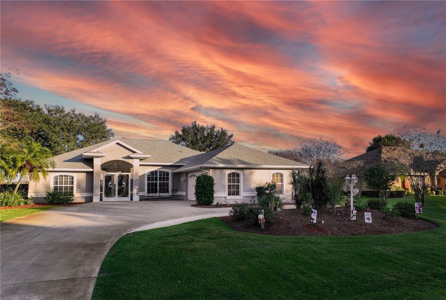 Your next home can be in the highly desirable Meadowlake Estates adjacent to east side of Lake Placid, FL on Lake Huntley.  This community is known for attractive homes on large lots and has its own water treatment plant and community boat dock.  Easy access to popular recreational and fishing activities are out your front door.  Quant shops, local eateries and town services are only two miles away.  The town of Lake Placid is easily accessible to both the Gulf and Atlantic metropolitan areas and airports.

This beautifully maintained fully tiled home has 3 bedrooms, 2.5 baths and multiple office/flex spaces creating a great living environment.  The home sits on a well-maintained lot with scenic sunrise and dusk views.  Both front and rear screened porches provide a relaxing space to enjoy dawn and dusk times. 

A large eat-in kitchen also has a raised counter for eating as well as a kitchen dining area with a wall mounted TV.  A formal dining room/office space is adjacent to the kitchen.  A large flex space with access to the rear screened porch is located on the east side of the house and is ideal for an office or hobby room.

The main bedroom and large bath have been remodeled to accommodate those with mobility issues.  The main bathroom has a large walk-in closet, a walk-in shower with sloping entrance and a full-size soaking tub.

Two additional bedrooms and a full bath are located on the north side of the home.  A second flex room, adjacent to the third bedroom can be used as an office/TV/reading room. 

An oversized (600 ft2) 2 car garage with separate golf cart entrance provides abundant space for vehicles/gardening/hobby equipment.  Accessible from the garage is a half bathroom (a unique and convenient addition).  The A/C unit was replaced in 2023.  House electrical service is wired for external generator in case of power outage.  A large privacy fenced area for trash, A/C and sprinkler systems is located on the south side.  A 370 ft2 screened porch is accessible from either the large flex room or back yard.

We look forward to showing you this home.