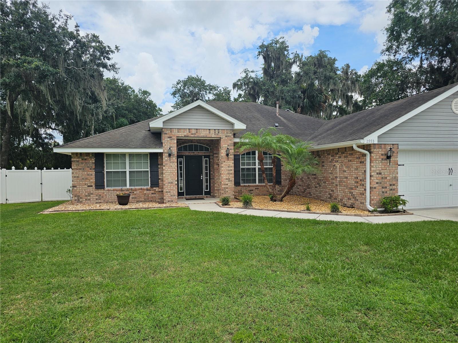 This beautiful 4 bedroom, 3 bathroom, 2 car garage home is located in the highly sought after Blackwater Oaks community in Imperial Lakes.
As you enter the foyer, there is an office to the left with plenty of shelves and cabinets and a large dining room to the right perfect for dinner parties.
This open floor plan features premium luxury vinyl planks in all areas except bedrooms and bathrooms. The great room has a French door to the lanai, nice sized kitchen with wood cabinets, stainless steel appliances (not microwave), breakfast bar and nook.
3 way split floor plan with the fourth bedroom with its own private bath. 2nd and 3rd bedrooms share a bath which has a French door leading out to the lanai also serving as a pool bath.
The very large master bedroom has a tray ceiling and French door out to the lanai, luxury bathroom with a garden tub, separate shower and dual sinks and two walk-in closets.
The lanai and pool area has pavers and is perfect for entertaining or just enjoying our beautiful Florida weather. The pool is a salt water pool and has a Dolphin cleaner.
Over-sized backyard features a shed with electric and window a/c and another building perfect for storage.
Call today to schedule your private showing of this amazing home!