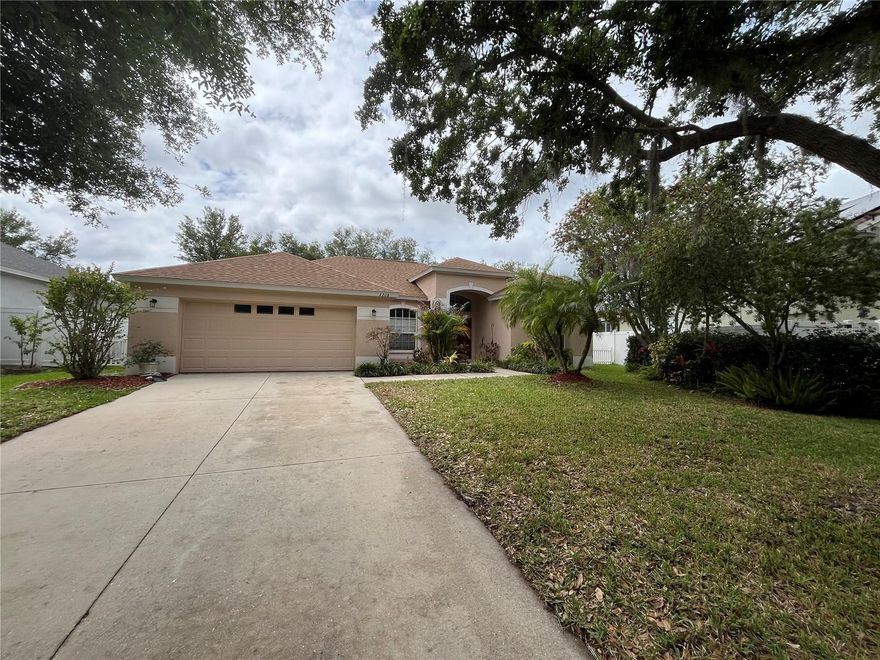 Fantastic Opportunity to Own a Beautiful 4 Bedroom Pool Home in the Quiet Community Neighborhood of Oak Trace. This Centrally Located Home Features: 4 Nice Sized Bedrooms, 2 Full Baths, Formal Living and Dining Room w/Open Vaulted Ceilings and Slider to Pool and Out Door Kitchen Area, Split Plan Private Master Suite w/Vaulted Ceilings and Slider to Pool, 5-Piece Master Bath w/New (2026) Shower and Soaking Tub Tile, Double Vanity, Linen Closet plus 2 Walk-in Closets; 3 Bedroom Split Plan w/Hall Bath are right is off the Family Room, Family Room has Built-ins and TV Niche and Slider to Pool, New (2024) Gorgeous Kitchen w/White Upgraded Cabinetry and Island Bar, Coffee Bar Area, Granite Counters, Subway Tile Backsplash, Newer Stainless Appliances; Fabulous Kitchen Eating Nook w/Built-in Bench off the Kitchen, Updated Laundry Room w/Storage & Laundry Sink off the 2 Car Garage, (2024) New Luxury Vinyl Flooring, (2024) AC, Newer Roof, Screened-in Caged Pool w/Out Door Kitchen Area, Newer Pool Screens, Fully Fenced-in Yard and nicely Landscaped Yard. Amazing Super LOW HOA Fees!
Private and Very Quiet Location Centrally Located to Shopping and Restaurants! (Some Furnishings Might be Available on Separate Contract). NO FLOOD ZONE!