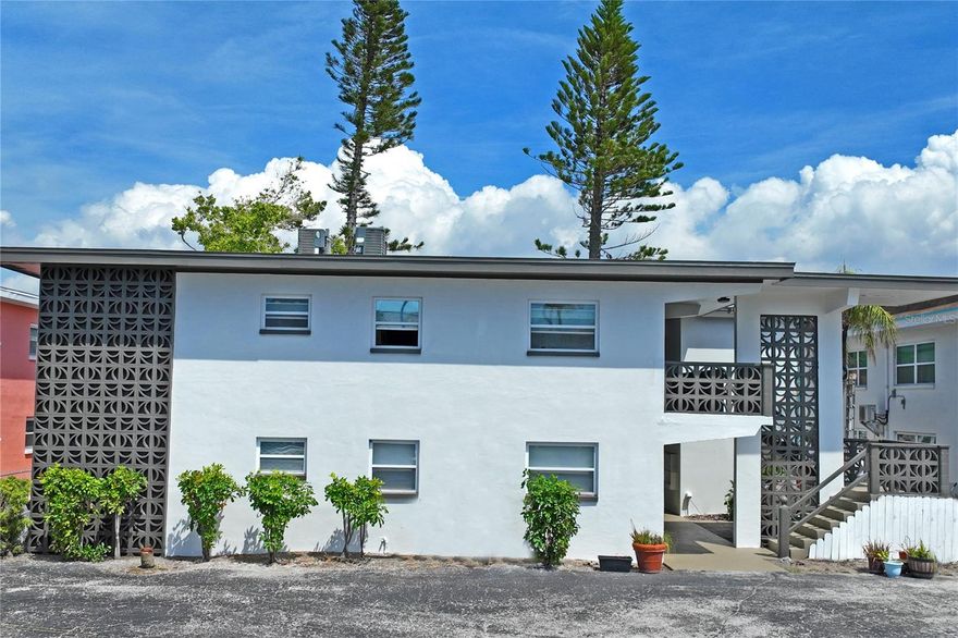 Prime Waterfront 8-Unit Investment Property in Treasure Island, FL

An exceptional opportunity to own a high-performing, waterfront multifamily property in the sought-after Treasure Island community. This income-generating 8-unit apartment building offers $14,200/ month in rental income and boasts direct access to the water with a private dock and four boat slips—a rare and valuable feature for attracting tenants seeking the ultimate Florida lifestyle.

Property Features:

Six One-Bedroom Apartments – Well-appointed units with spacious layouts
Two Two-Bedroom Apartments – Ideal for tenants requiring additional living space
New Roof – Recently replaced for long-term durability
New Coin-Operated Laundry Room – Added convenience and supplemental income stream
Private Dock with Four Boat Slips – Direct canal access, perfect for boating enthusiasts
Unparalleled Location & Investment Appeal:

Prime Waterfront Setting – Situated on a deep-water canal just minutes from the Intracoastal Waterway and the Gulf of Mexico
High Rental Demand – Strong occupancy history in a desirable coastal market
Proximity to Beaches & Attractions – Walking distance to Treasure Island’s pristine beaches, dining, and entertainment
Versatile Income Potential – Suitable for long-term leasing or conversion into short-term and seasonal rentals
This well-maintained property presents an outstanding investment opportunity with immediate cash flow and long-term appreciation potential. You will be proud to be the next owner of this premier waterfront asset!