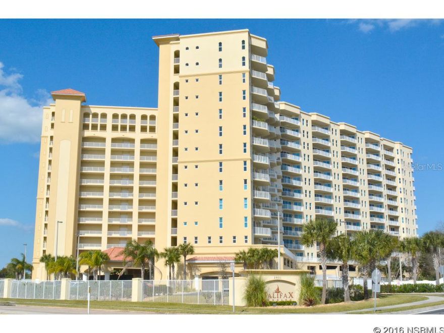 Under contract taking backups. Who wants to wake up with breathtaking sunrises every day? Live in a beautiful condo directly on the river with both intracoastal views and ocean views? How about own a condo that has had only one owner, non-smoking with no pets? Who wants carefree living with great security, awesome amenities and wonderful neighbors? Well if you answered âI doâ to any of these questions I have the unit for you! Located on the 14th floor, the end unit has panoramic views of the coastline all the way to Ormond and views of the mainland all the way to Daytona International Speedway! This beautifully appointed two bedroom condo is a pleasure to show. As you enter the foyer through the double doors you can see directly through the living area to the gorgeous water views of the river and the ocean-thatâs right, you can see the ocean from the 14th floor! This condo offers the best of both views without ever leaving your unit. To your left of the foyer is a spacious kitchen with cherry wood cabinetry and lots of counter space topped with gorgeous granite and a breakfast bar opposite the dining area that's large enough for an 8' table that can seat 10! Next is the living room with enough space for all of your furnishings. The two bedrooms are split on either side which gives privacy if you are having guests. The both bedrooms have awesome river views without you ever having to get out of bed! The master bath is equipped with Jacuzzi jets, a large walk-in shower, double vanities with granite also. Once on the balcony you have the most beautiful view of the Halifax River and also the ocean because you are on such a high floor! The residents at Halifax Landing enjoy world-class amenities including a heated swimming pool, Jacuzzi Spa, 2 Saunas, an extensive fitness room, billiards and card tables, fishing and a community boat dock for instant access to the Halifax River. There is also a large clubhouse facility for weddings, parties or community gatherings. ;LocationDescription: Condo ;Water: City