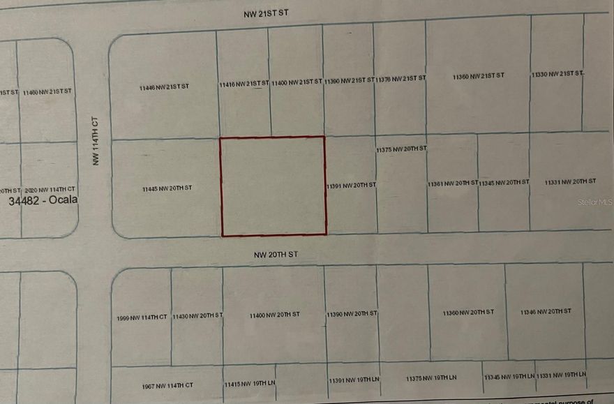 Nearly half of an acre 7 minutes from World Equestrian Center. Mobile homes allowed, NO HOA. Ideally situated and ready for development, this spacious .48 acres lot offers the potential to be split into two separate lots for building, making it an excellent investment opportunity. You can build your dream home or bring a manufactured home. The buyer is responsible to verify all information provided is correct.