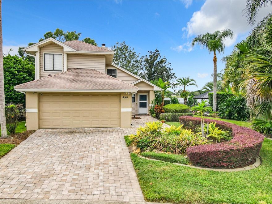 Seller will contribute 2% toward Buyers closing costs! Experience a lifestyle of luxury and tranquility in this stunning lakeside home! Enjoy breathtaking morning sunrises with a serene lake view from your backyard. 2 bedrooms and 2.5 bathrooms. Recently renovated kitchen with modern upgrades. The kitchen features white cabinets, Samsung 4 door French door smart refrigerator (matte black steel), Pantry door with a built-in chalkboard for notes and reminders. ... Built-in camera system for added security. One of the fastest available Tesla battery chargers. Wood burning fireplace. Recently installed new AC system! Recently installed new Samsung Washer and Dryer. The backyard over looks a gorgeous lake. The backyard features amazing landscaping for those Plant Lovers ! Relax in the fully functioning jacuzzi, surrounded by beach-like sand, and stay comfortable under the metal canopy. 5 min drive to Lake Mary High School. Top rated schools in the county.