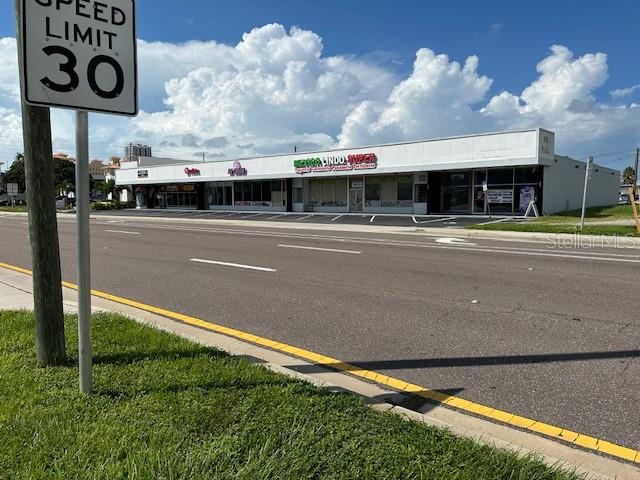 Great space with good exposure on Court Street on the direct route to Clearwater Beach through downtown Clearwater. Space has high ceilings. Good location. East end unit in the plaza. Current tenant is moving out.