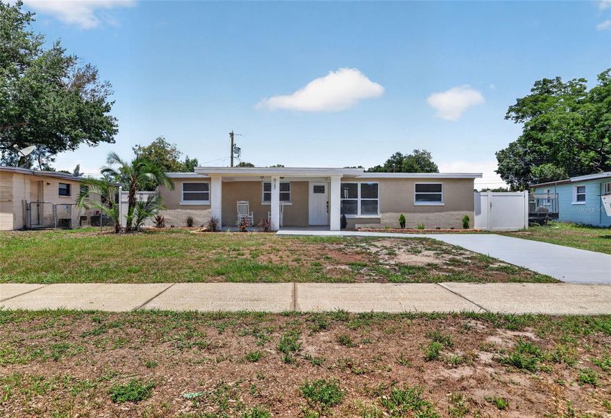 Seminole Charmer — Updated, Move-In Ready & Priced Right
Welcome home to this beautifully updated 3-bedroom, 2-bath single-family home tucked in the heart of Seminole — one of Pinellas County's most livable and centrally located communities. From the moment you arrive, the large covered front porch sets the tone: this is a home made for relaxed Florida living.
Step inside and you'll immediately notice the care that went into the 2020–2021 renovation. The kitchen was fully updated with granite countertops, new stainless appliances, and refreshed cabinetry. Both bathrooms were redone. New flooring flows throughout, complemented by updated lighting, recessed lights, and ceiling fans. Fresh interior paint and new front landscaping round out a package that truly needs nothing — just move in and enjoy.
The washer and dryer are inside the home, the yard is fully fenced with a patio perfect for grilling or unwinding, and there's plenty of room to add a pool or store your boat or outdoor gear. It's a complete Florida lifestyle package with no HOA restrictions holding you back.
The location is where this home truly shines. You're minutes from Lake Seminole Park, one of Pinellas County's finest waterfront parks — great for fishing, kayaking, and nature walks. Seminole City Center and the Bardmoor Promenade put grocery stores, restaurants, coffee shops, and medical facilities practically at your doorstep. The Gulf beaches at Madeira Beach and Indian Shores are less than 10 minutes away. And for those who commute, I-275 puts Tampa and St. Pete well within reach.
Whether you're a first-time buyer, downsizing, or planting roots in the Sunshine State — this one checks every box. Come see it before someone else does.