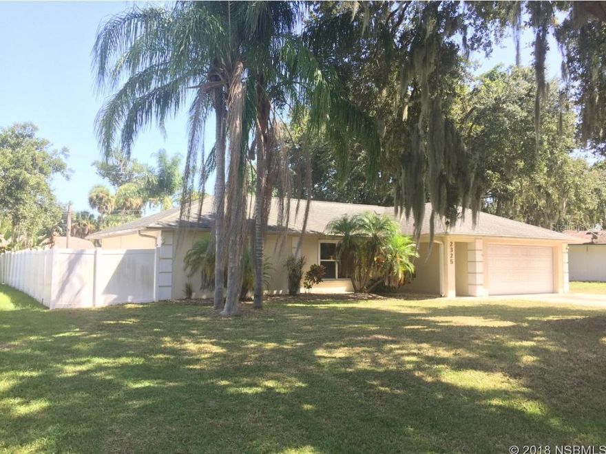 What a fantastic opportunity on this 3 bedroom, 2 bath home located in the Florida Shores subdivision in the City of Edgewater. This great home was built in 2000 and has 1,457 square feet under air and a 2 car garage. What a spacious backyard with lot dimensions of 80 feet wide by 125 feet deep so you can enjoy those great afternoon breezes looking out over your property. The interior boasts a full kitchen, spacious living room and great dining area for entertaining family and friends. This home is a must see located within minutes of great shopping, restaurants, entertainment, the Daytona International Speedway and the World's Most Famous Beach. Work in town and play on the beach! This great home is ready to see today so buy now before it is gone. This is a Fannie Mae HomePath Property! ;Water: City