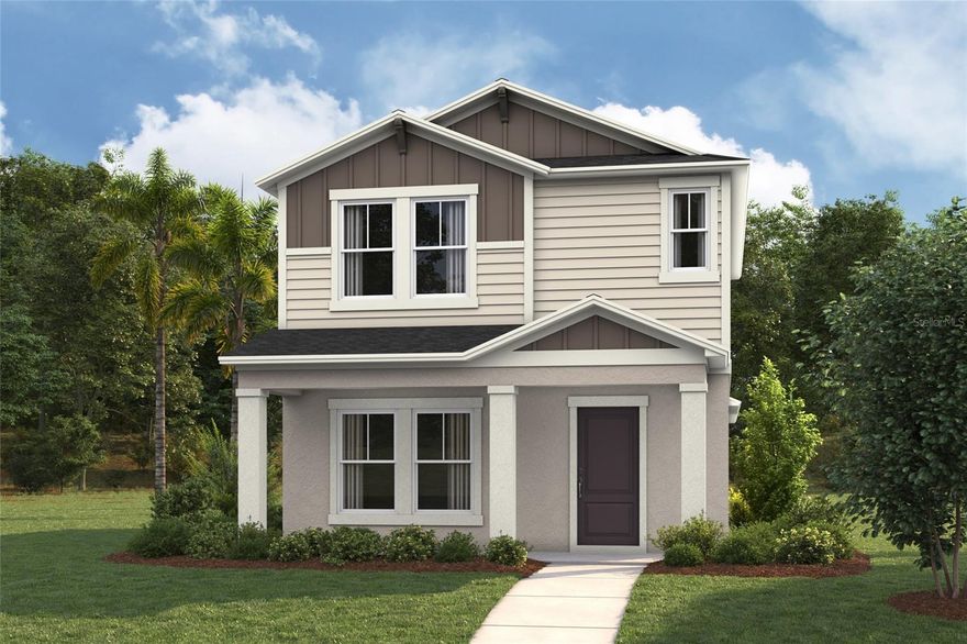 Under Construction. Bellini 
BELOW MARKET INTEREST RATES with use of Seller's Preferred Lender.
Meet the Bellini, a thoughtfully designed 1,446 sq. ft. two-story home that balances open living with everyday comfort. The main floor features an open-concept kitchen, café, and great room, creating a welcoming space for daily life and casual entertaining. A covered lanai extends the living area outdoors, while a one-car garage, powder bath, and laundry area add everyday convenience. Upstairs, the private primary suite offers a walk-in closet and well-appointed bath. Two additional bedrooms share a full bathroom, providing comfortable space for family or guests. With a smart layout and inviting flow, the Bellini is designed for easy living and effortless entertaining.
Pasadena Ridge is designed for living fully, with a private residents club featuring pickleball courts, fitness center, playground, and pool, plus open green spaces for community gatherings. The Lifestyle Director organizes events that bring neighbors together, all within easy reach of I-75 and nearby shopping and dining. 
Images shown are for illustrative purposes only and may differ from actual home. Completion date subject to change.
Contact or make an appointment for more details on interest rates.