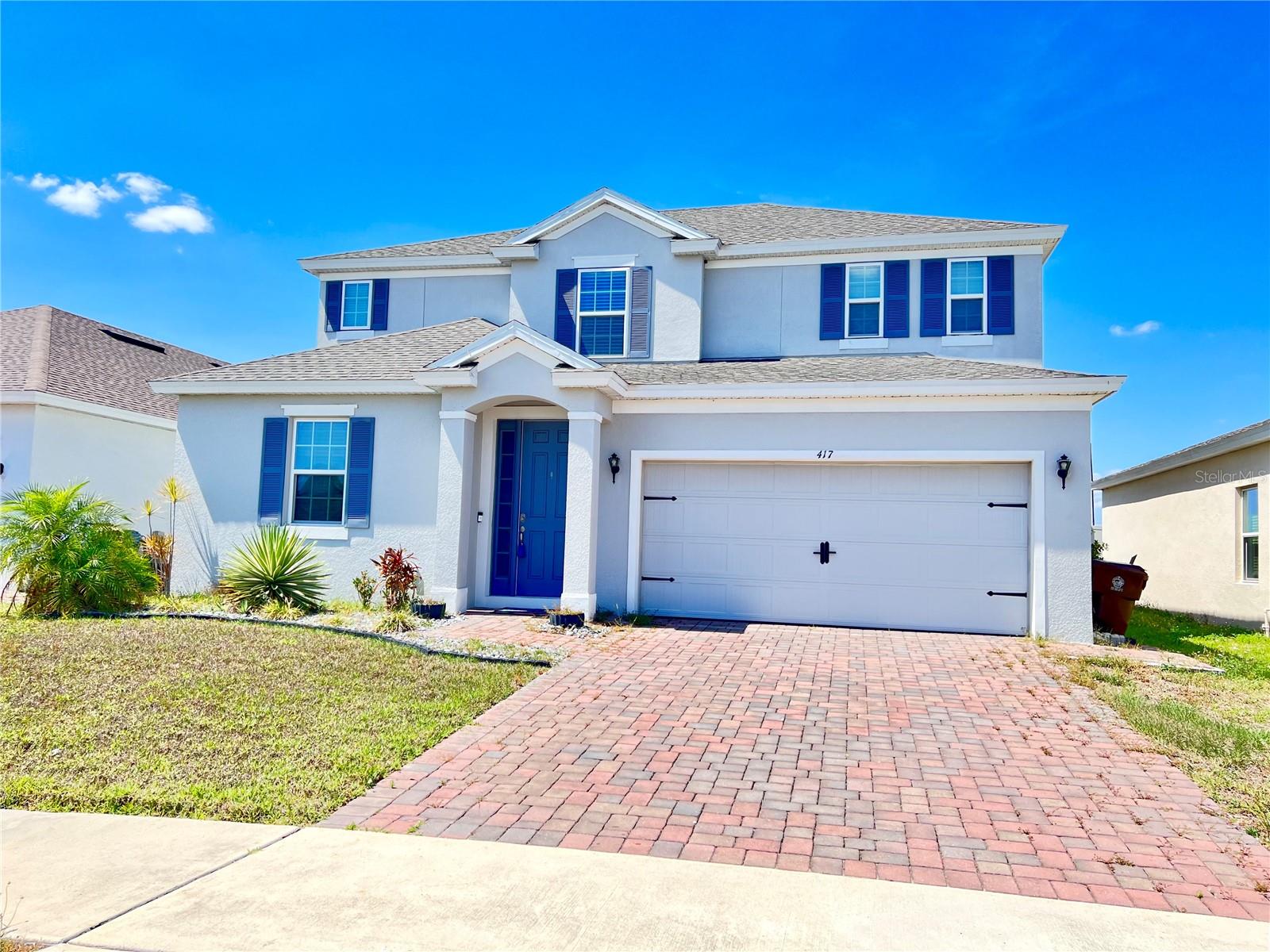 Welcome to this stunning 4 bedroom, 3 bath home. Beautiful 2018 built WINSTON Plan Dream Finders home offers crown molding throughout the first floor, upgraded light fixtures with a LARGE walk-in pantry off the kitchen with stainless steel appliances and premium quartz counter tops, huge island/breakfast bar and plenty of cabinetry. Downstairs Guest Bedroom with separate tiled bath. Flex room with a closet and additional storage under the stairs. Upstairs Master Suite with Master Bath offering large glassed in tiled shower and dual sinks with expresso cabinets. Secondary Bedrooms have a Jack and Jill style bath with expresso cabinets. The Home offers lots of storage. It has an upstairs Bonus Room for gaming area or media room area. Upstairs has a large Laundry Room with extra cabinets. Washer and dryer are included on the sale. Also, through the sliding glass doors from Living Room the floor plan features a nice size covered and screened lanai overlooking your big back yard which has plenty space for a pool in the future. Located in The Ridge at Highland Meadows. The community offer "Resort Style" amenities. Resort style pool, cabanas, playground, dog park, Soccer Field, walking trails, and much more!! Perfectly located within minutes to shopping, schools, medical and situated in between Tampa and Orlando. LOW HOA!!! Schedule your private tour.